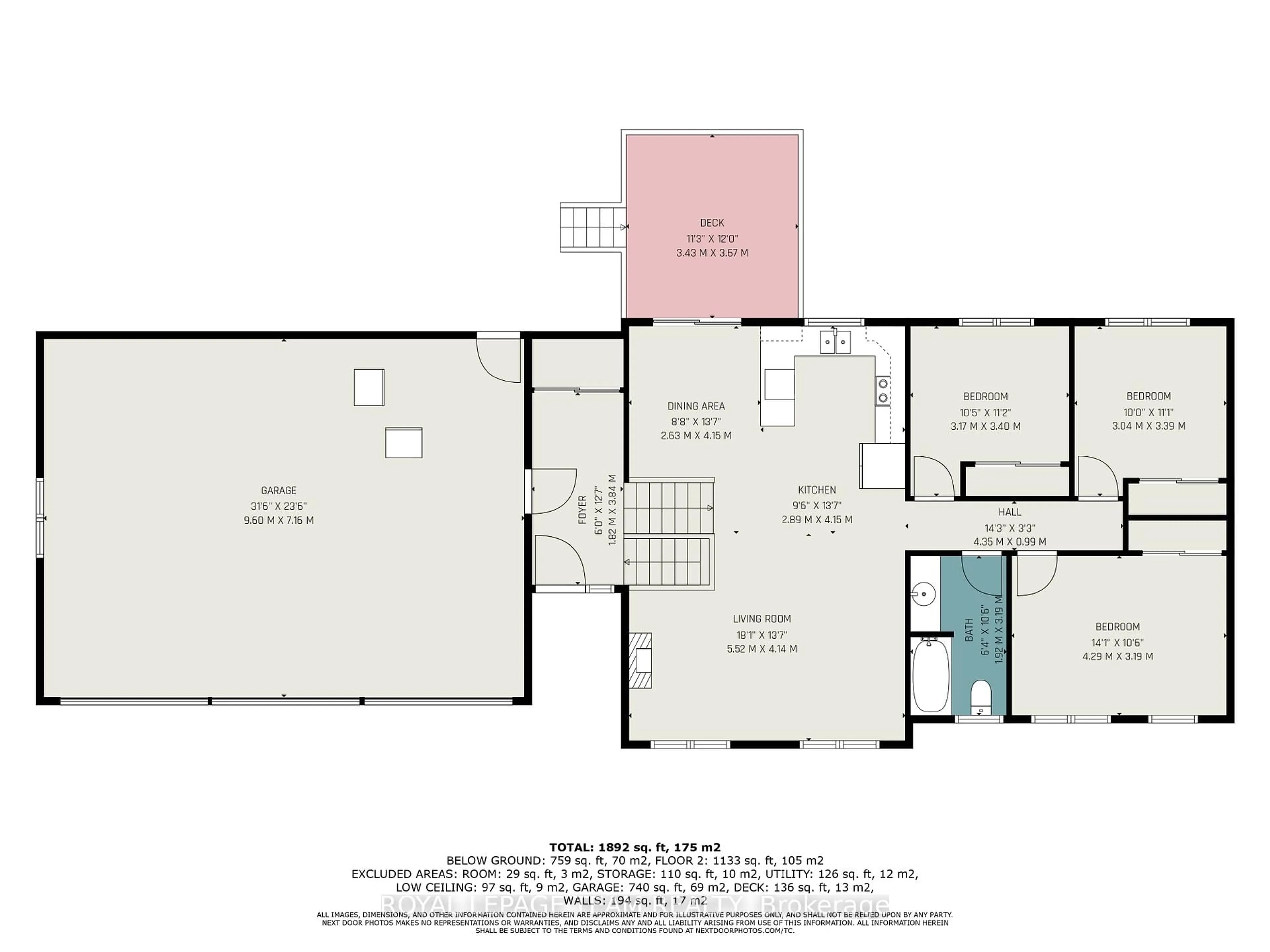 Floor plan for 2025 Richmond Rd, Smiths Falls Ontario K7A 4S7