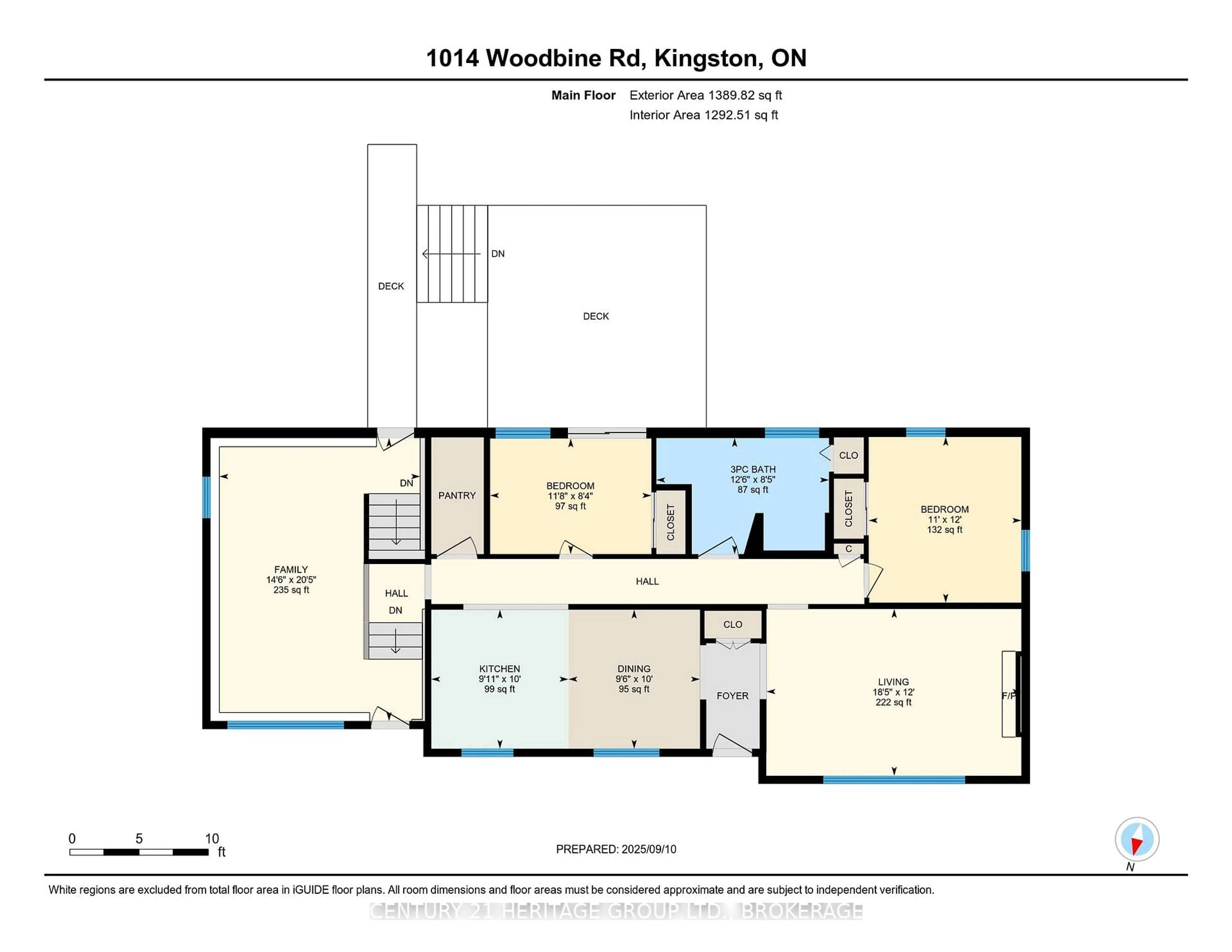 Floor plan for 1014 Woodbine Rd, Kingston Ontario K7P 2V9