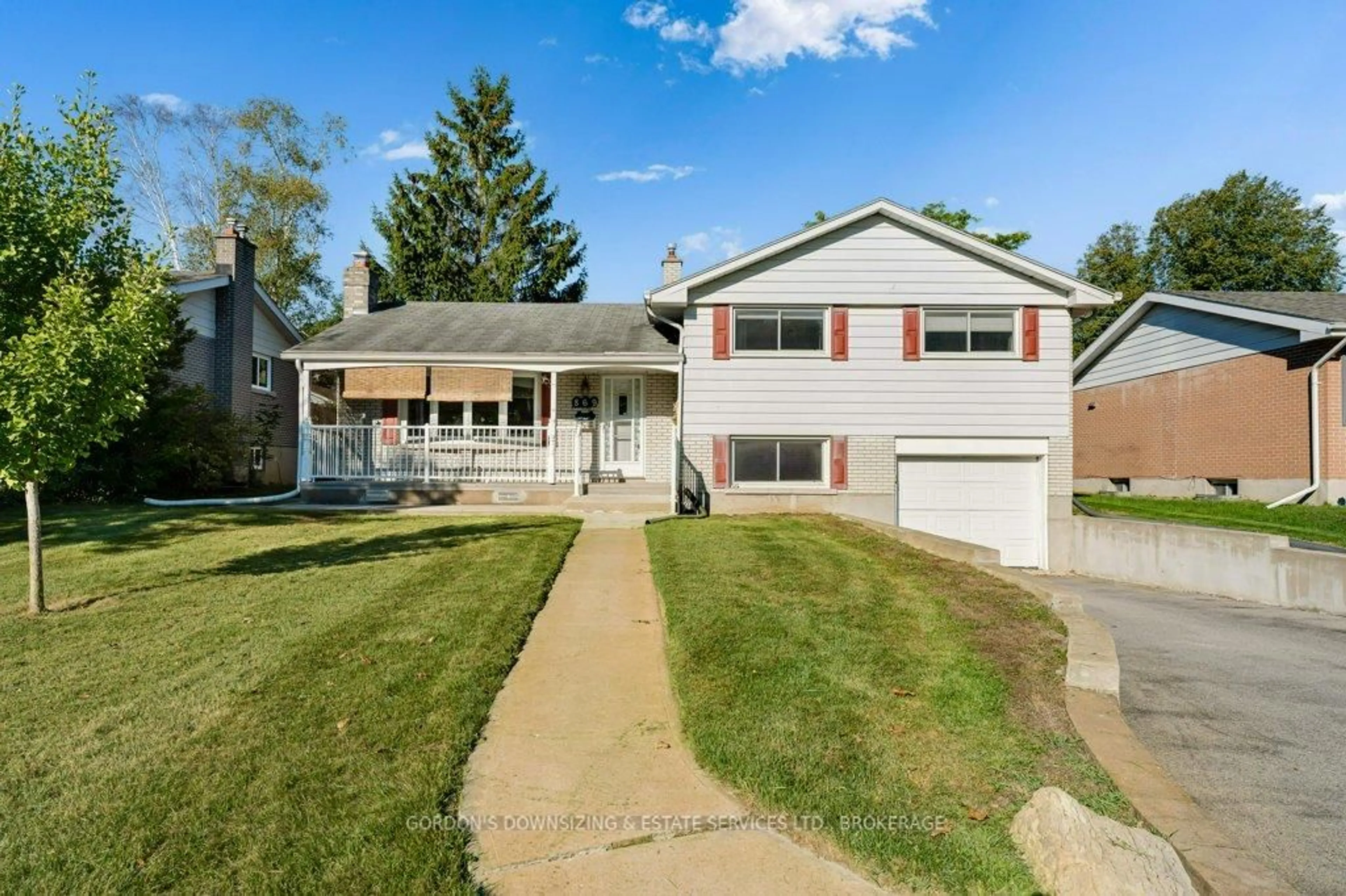 Home with vinyl exterior material, street for 869 Haverhill Dr, Kingston Ontario K7M 4V1