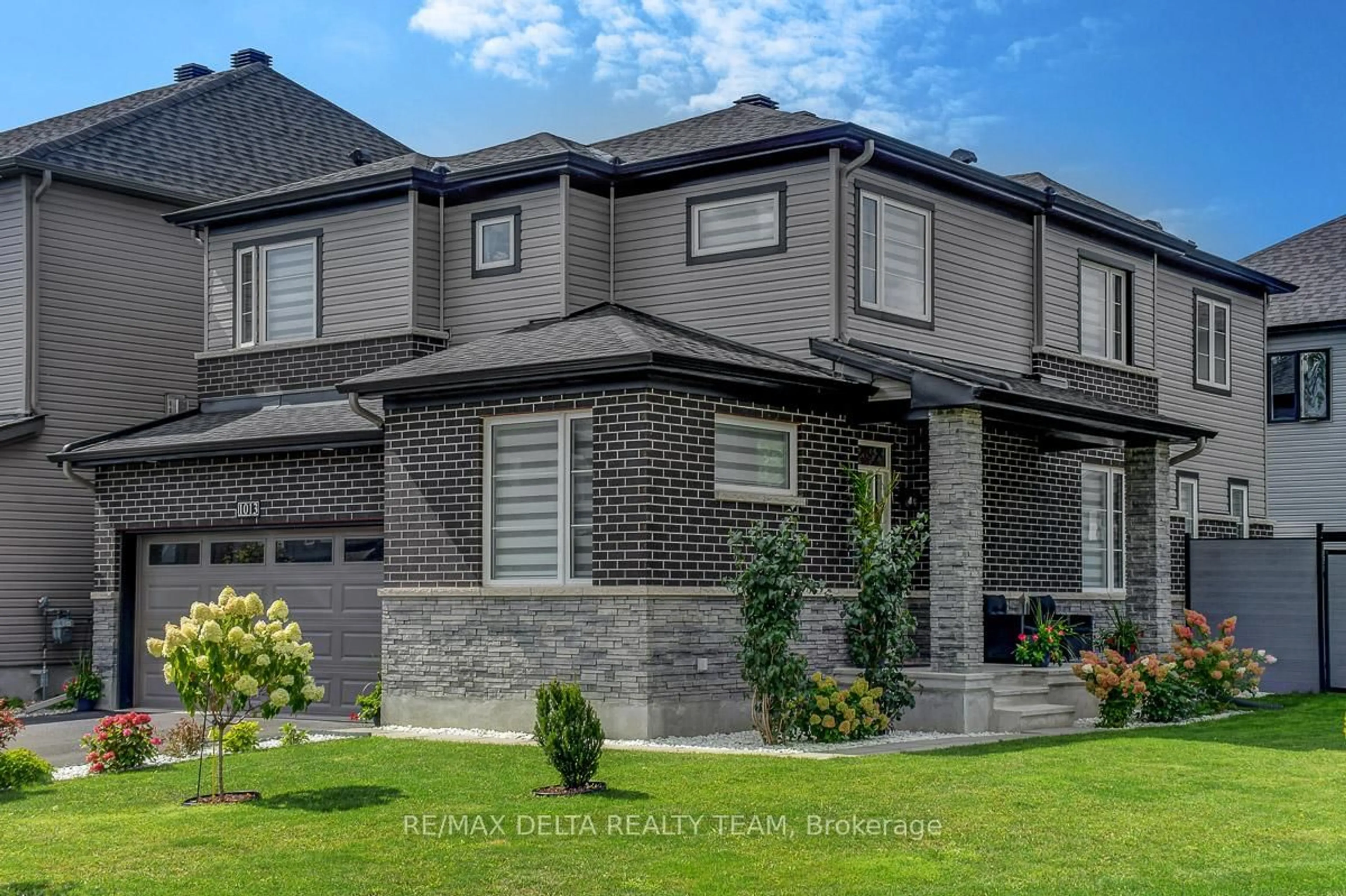 Home with brick exterior material, street for 1013 Jubilation Crt, Ottawa Ontario K4A 5K4