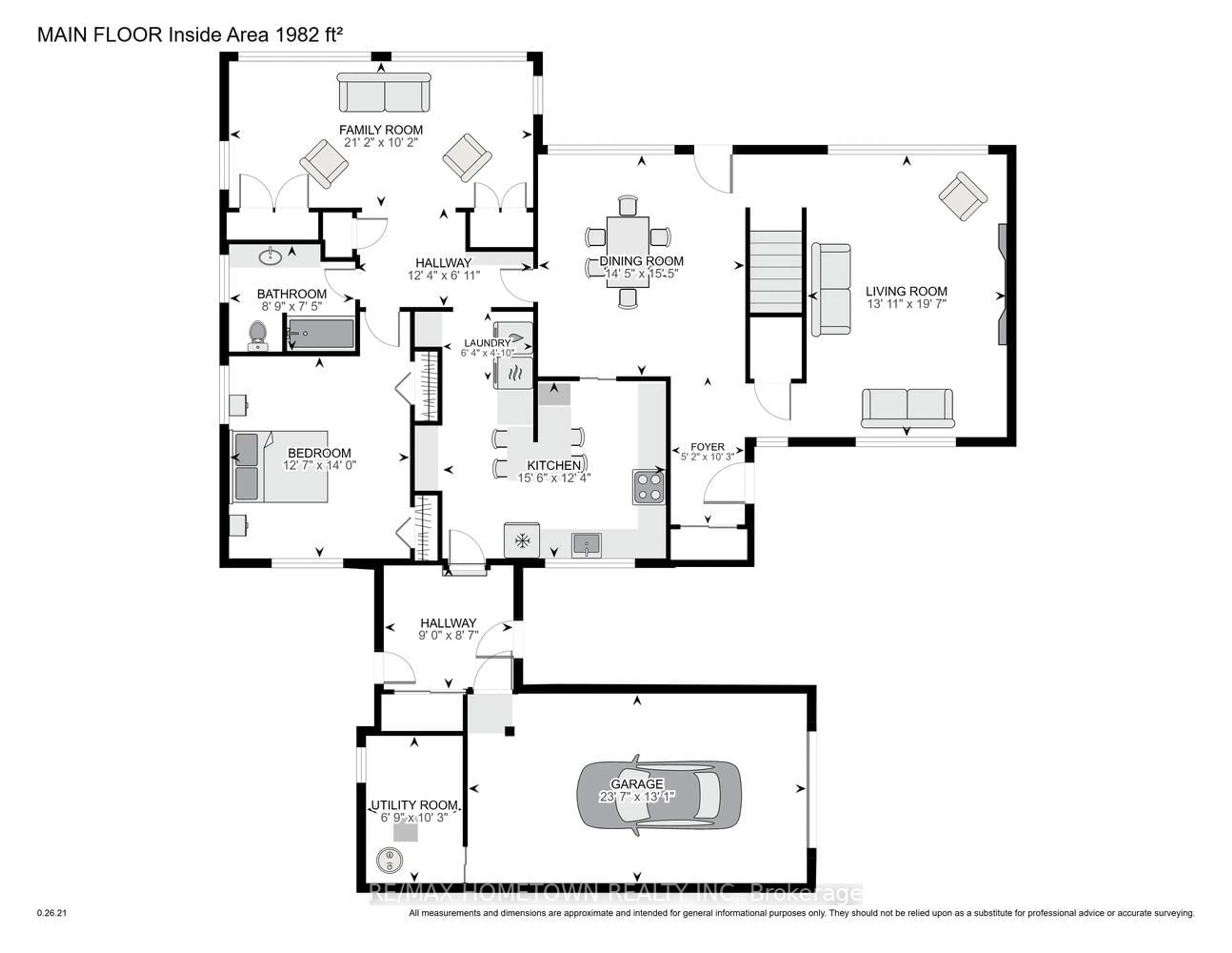 Floor plan for 401 County Road 2 Rd, Edwardsburgh/Cardinal Ontario K0E 1E0