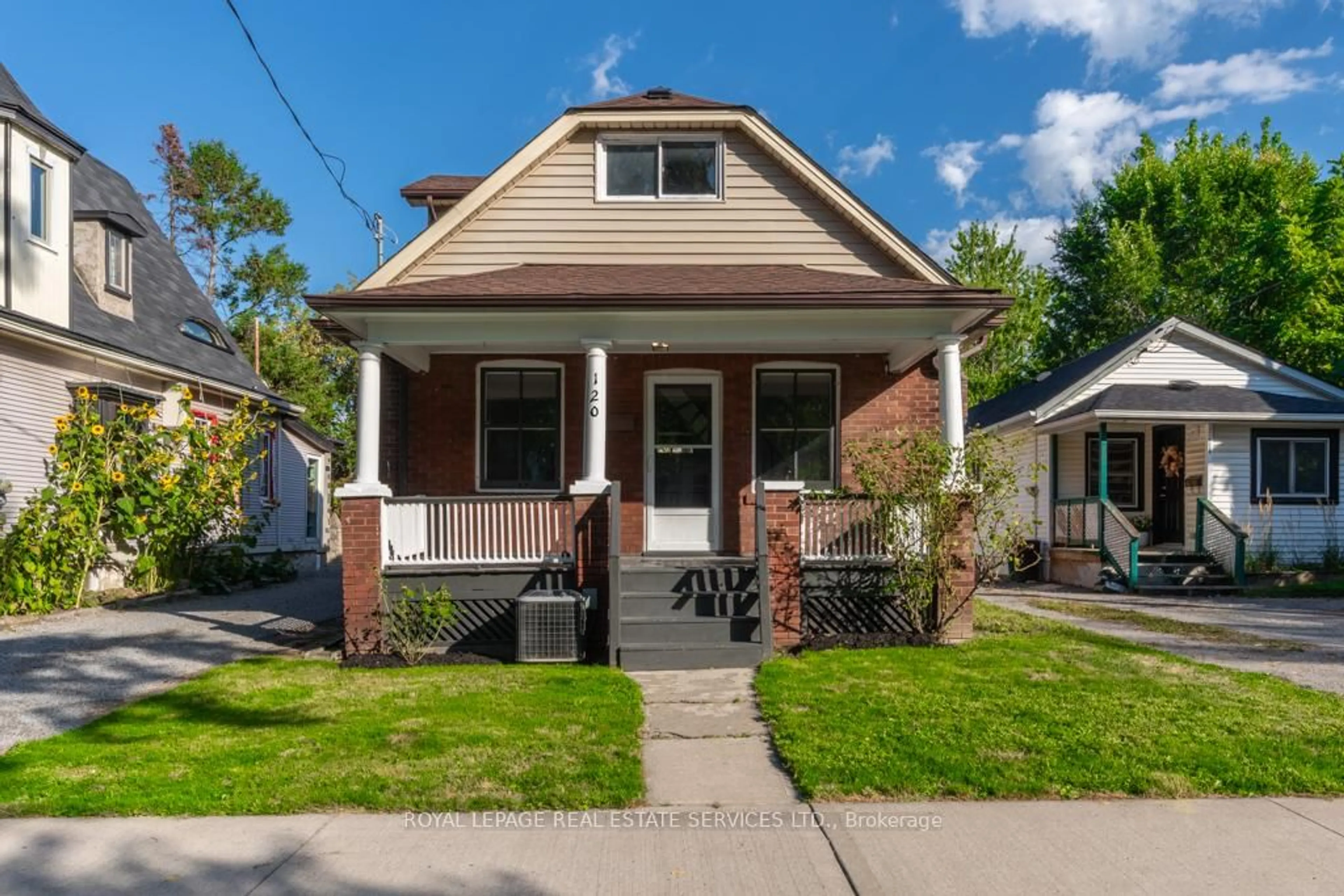 Home with brick exterior material, street for 120 Page St, St. Catharines Ontario L2R 4A9
