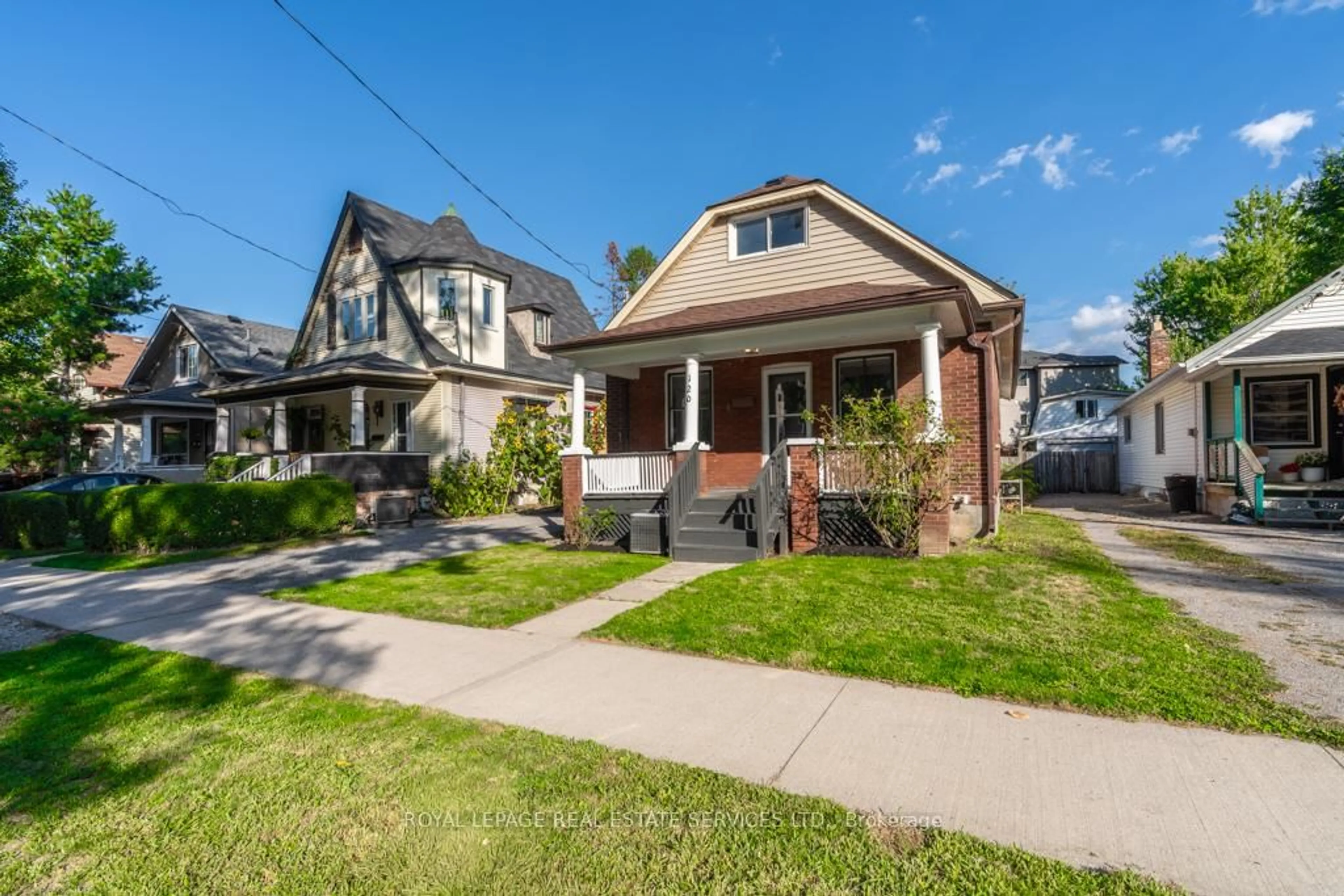 Home with brick exterior material, street for 120 Page St, St. Catharines Ontario L2R 4A9