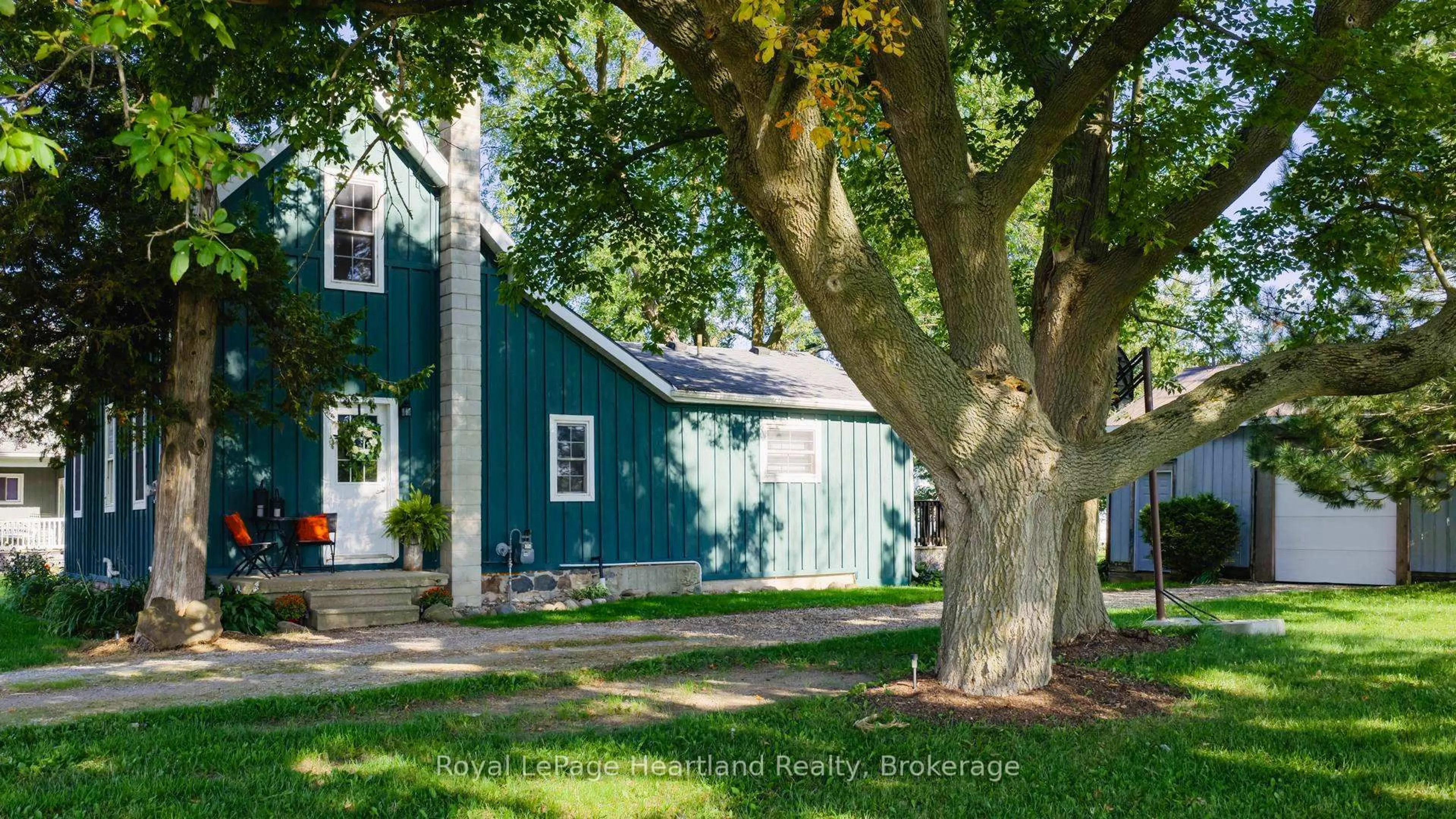 Home with vinyl exterior material, street for 300 Blyth Rd, North Huron Ontario N0M 1H0