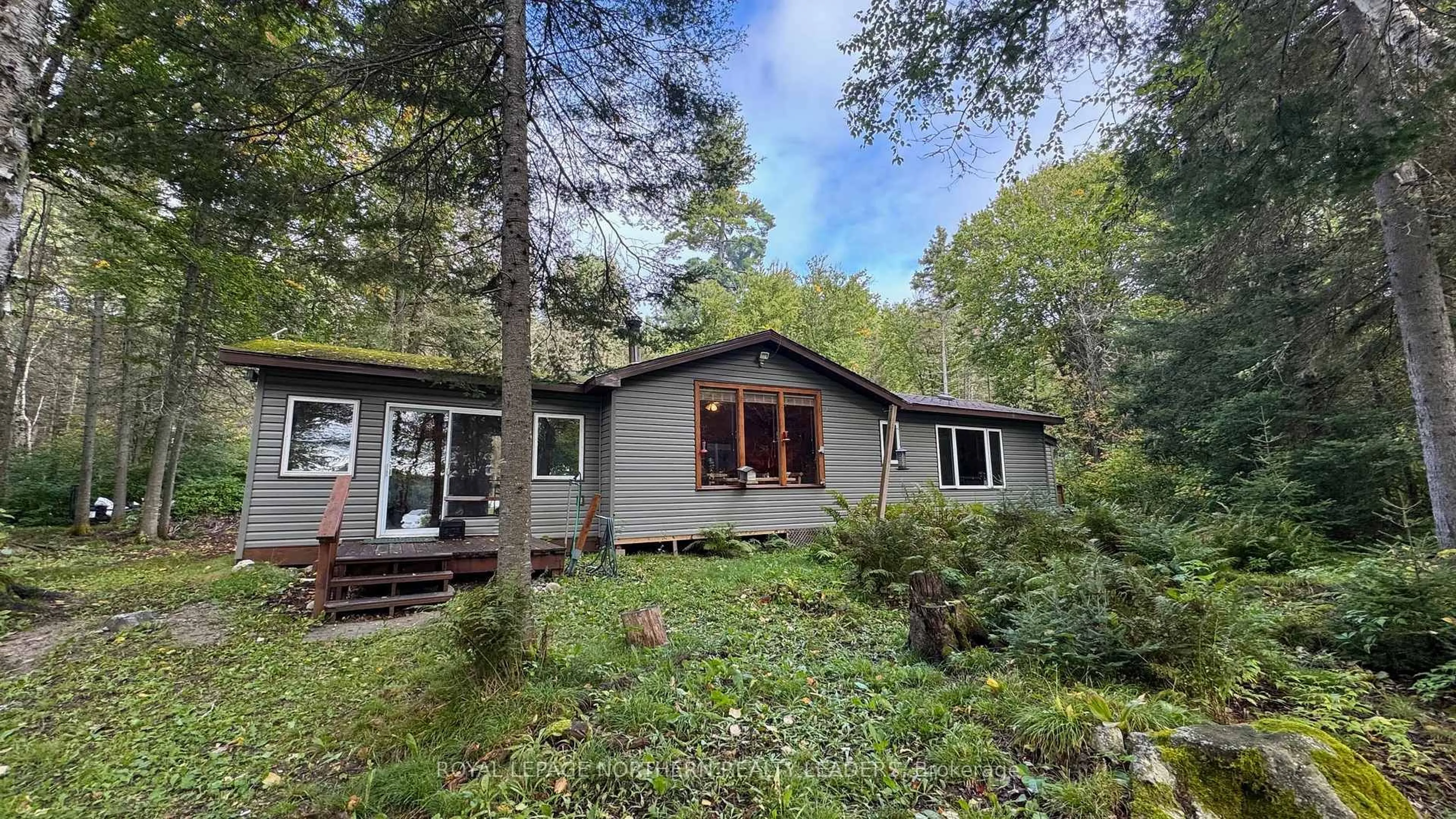 A pic from outside/outdoor area/front of a property/back of a property/a pic from drone, forest/trees view for Lot 11 Horwood Lake, Timmins Ontario P4N 7G2