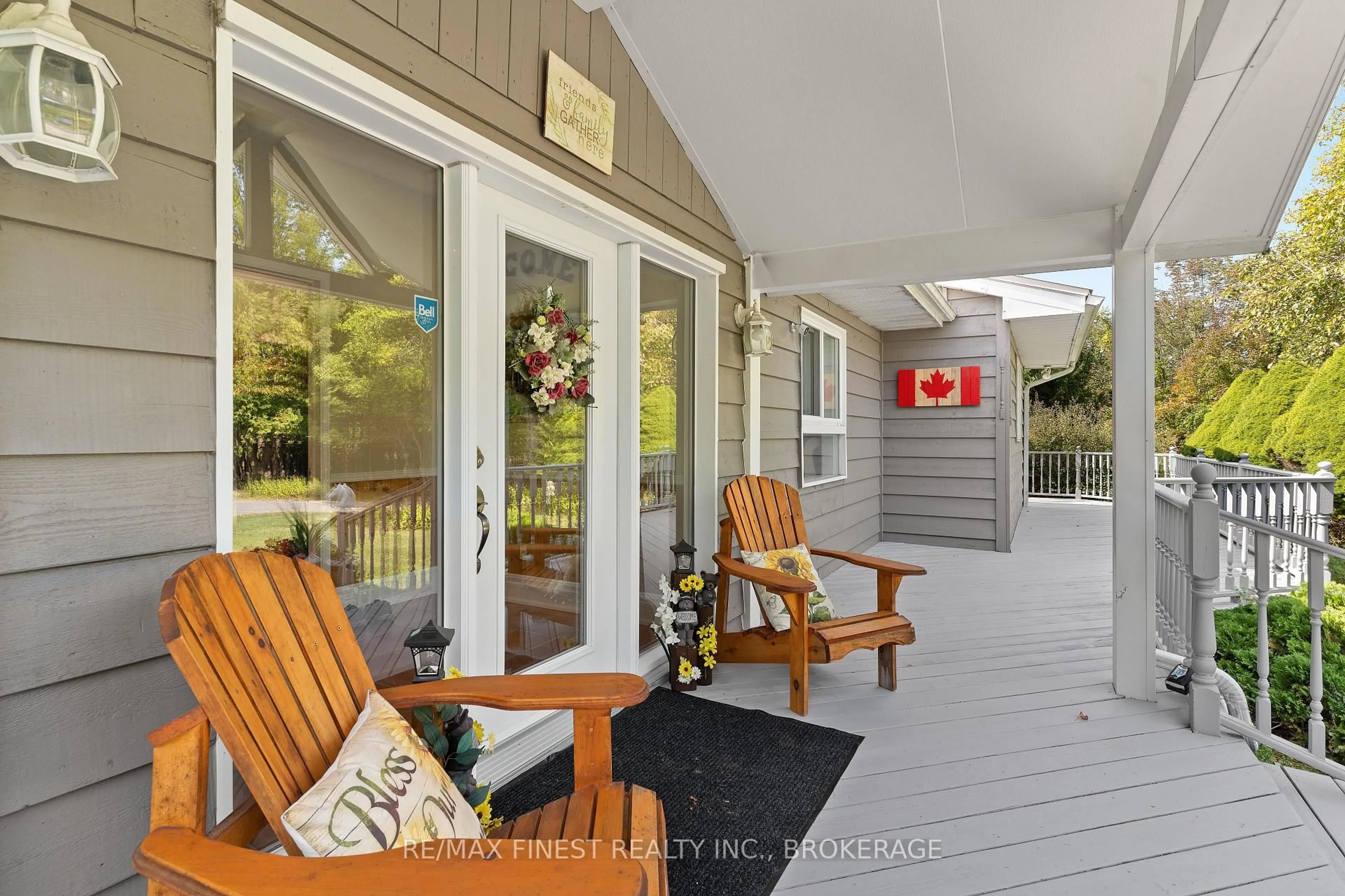 Patio, water/lake/river/ocean view for 180 Napanee Rd, Tweed Ontario K0K 2L0