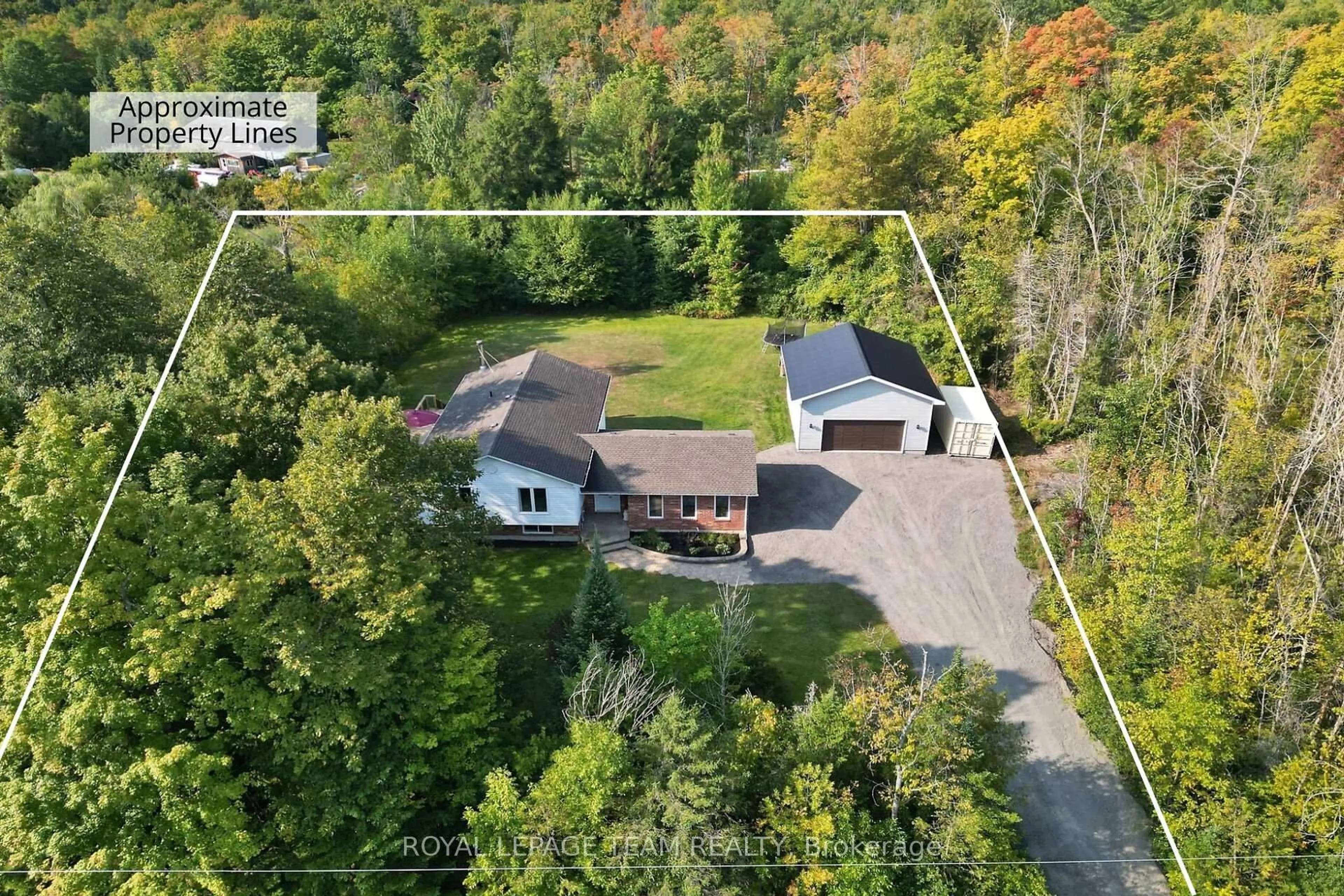 A pic from outside/outdoor area/front of a property/back of a property/a pic from drone, unknown for 123 Dewar Side Rd, Ashton Ontario K0A 1B0