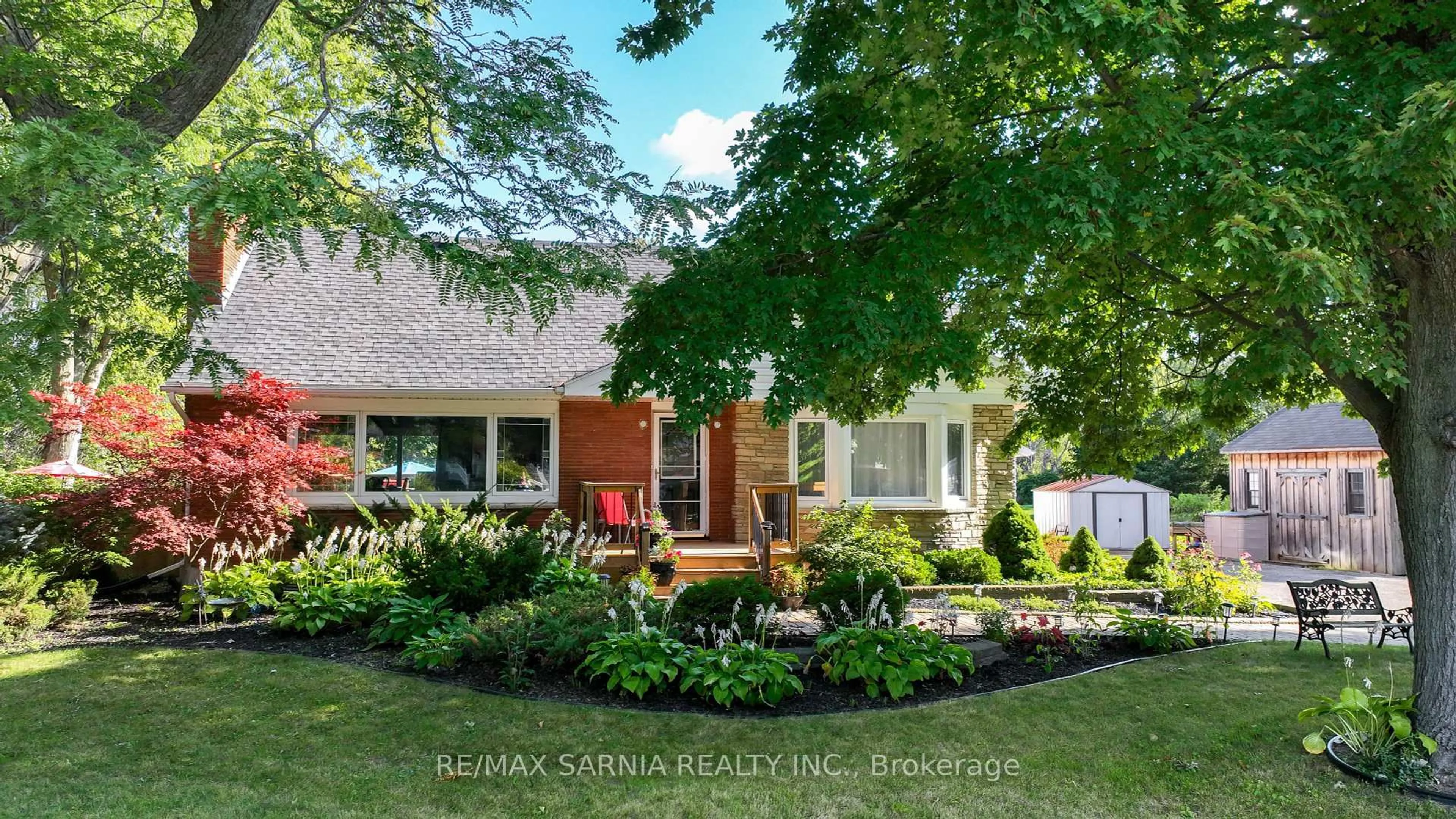 Home with brick exterior material, street for 3488 Egremont Rd, Plympton-Wyoming Ontario N0N 1E0