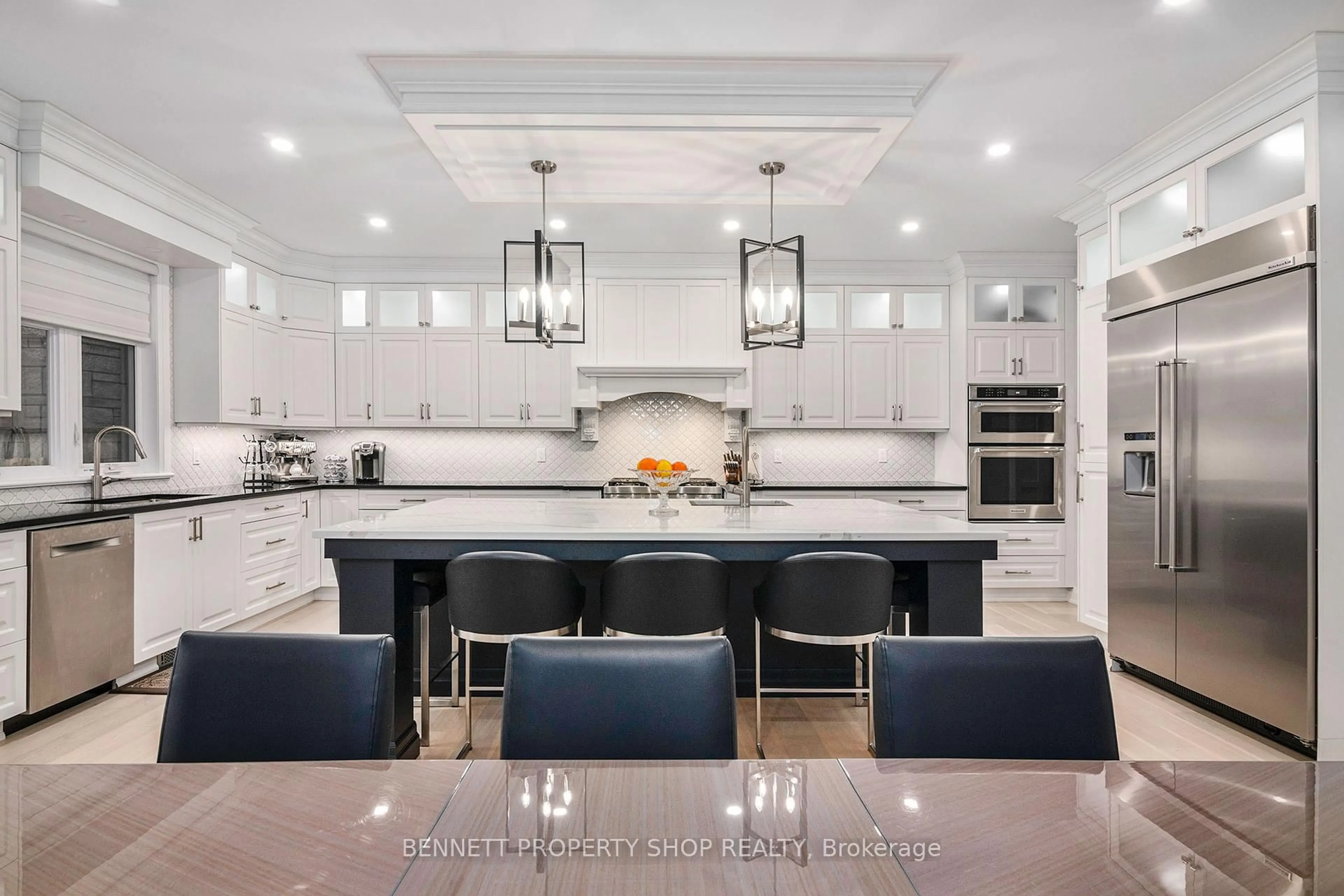 Contemporary kitchen, ceramic/tile floor for 10 Westwood Dr, Ottawa Ontario K2G 2W7
