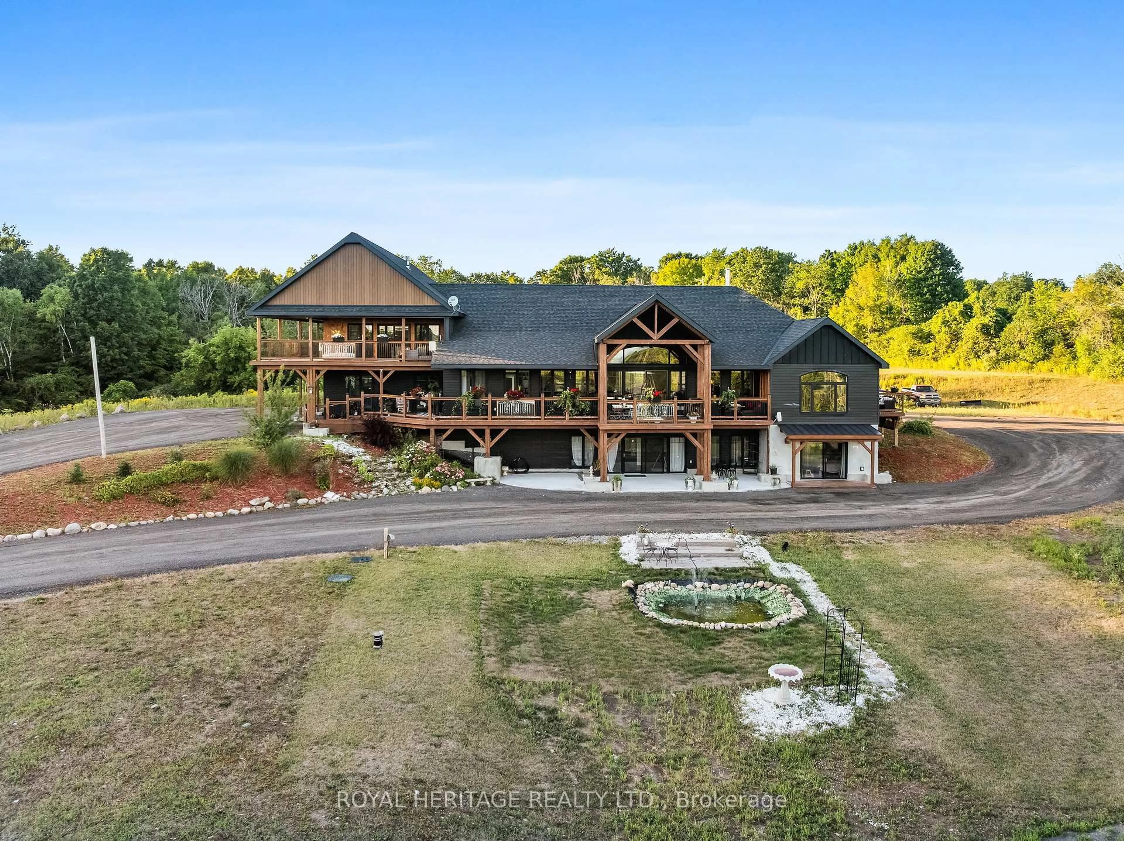 A pic from outside/outdoor area/front of a property/back of a property/a pic from drone, water/lake/river/ocean view for 150 Long Reach Rd, Brighton Ontario K0K 1H0