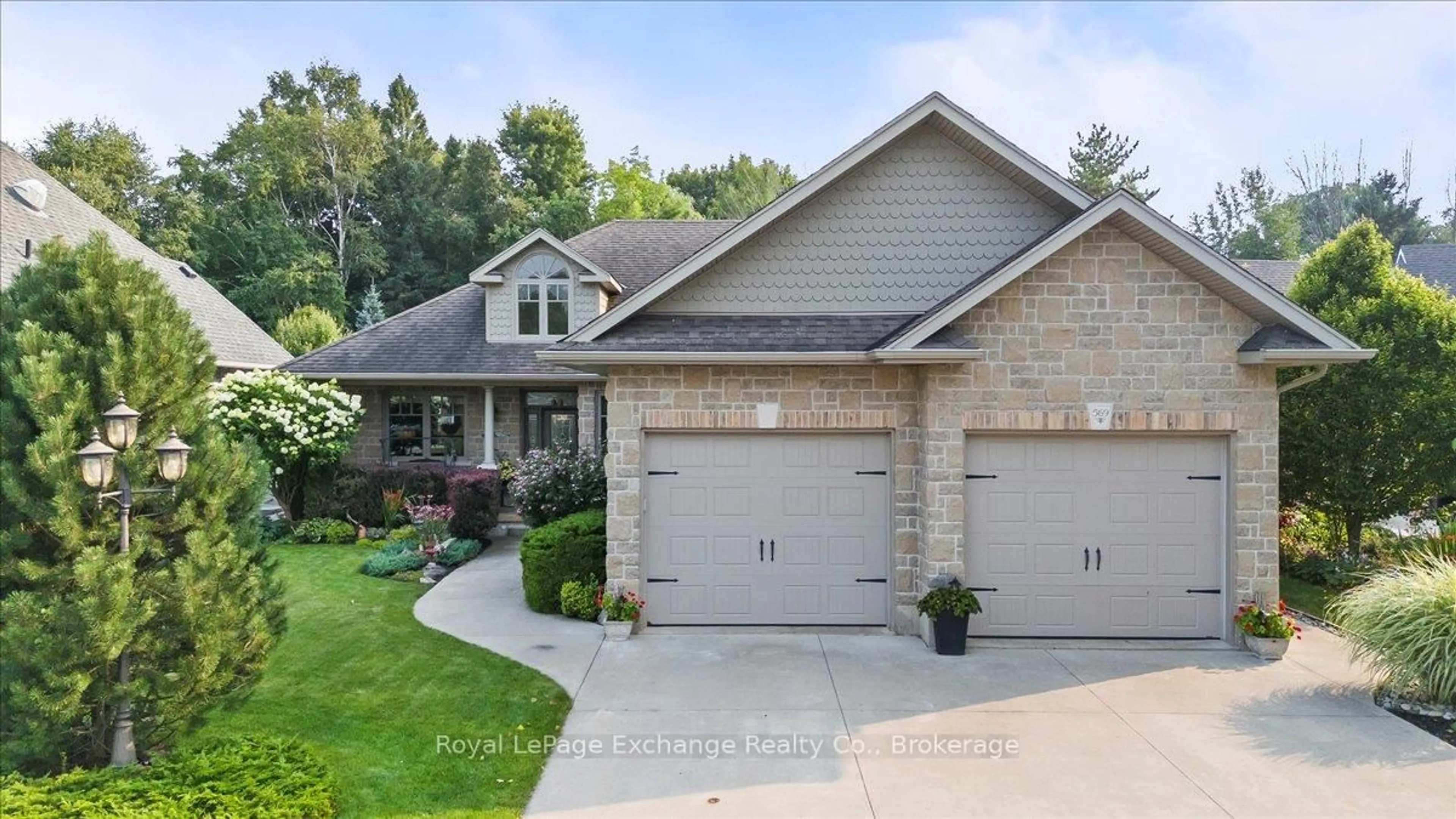 Home with brick exterior material, street for 569 Creekwood Dr, Saugeen Shores Ontario N0H 2L0