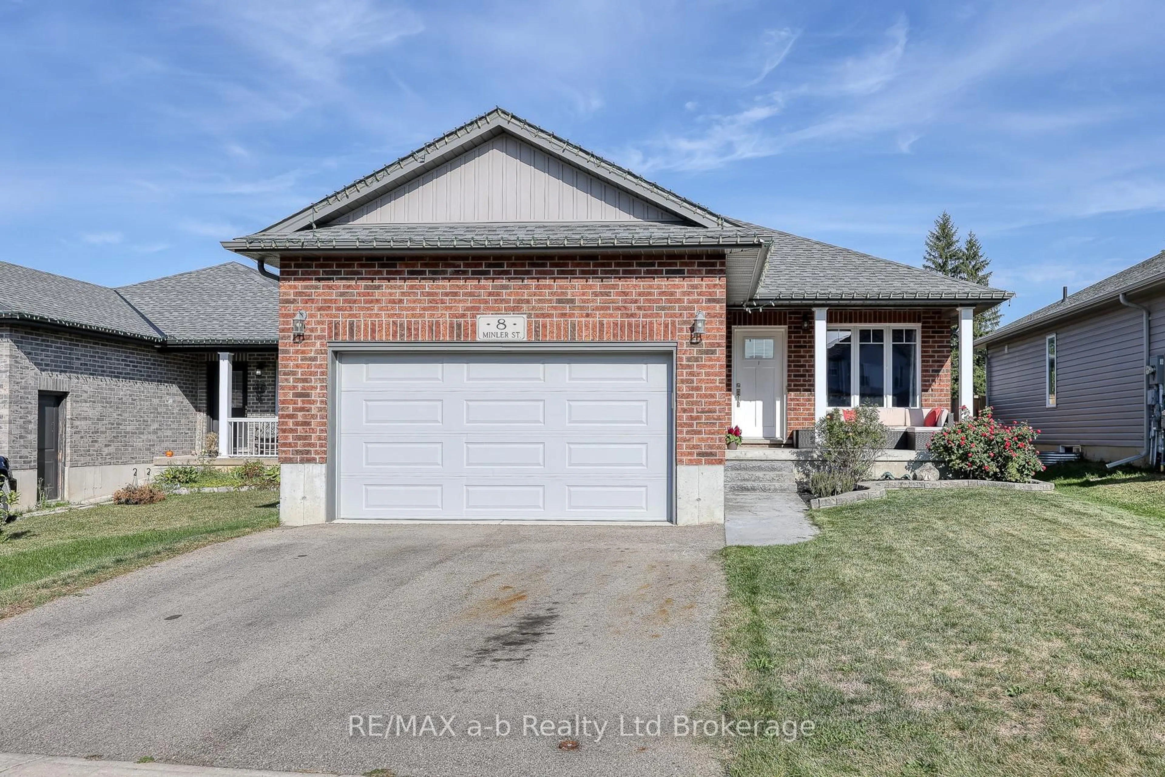 Home with brick exterior material, street for 8 MINLER St, Ingersoll Ontario N5C 0C9
