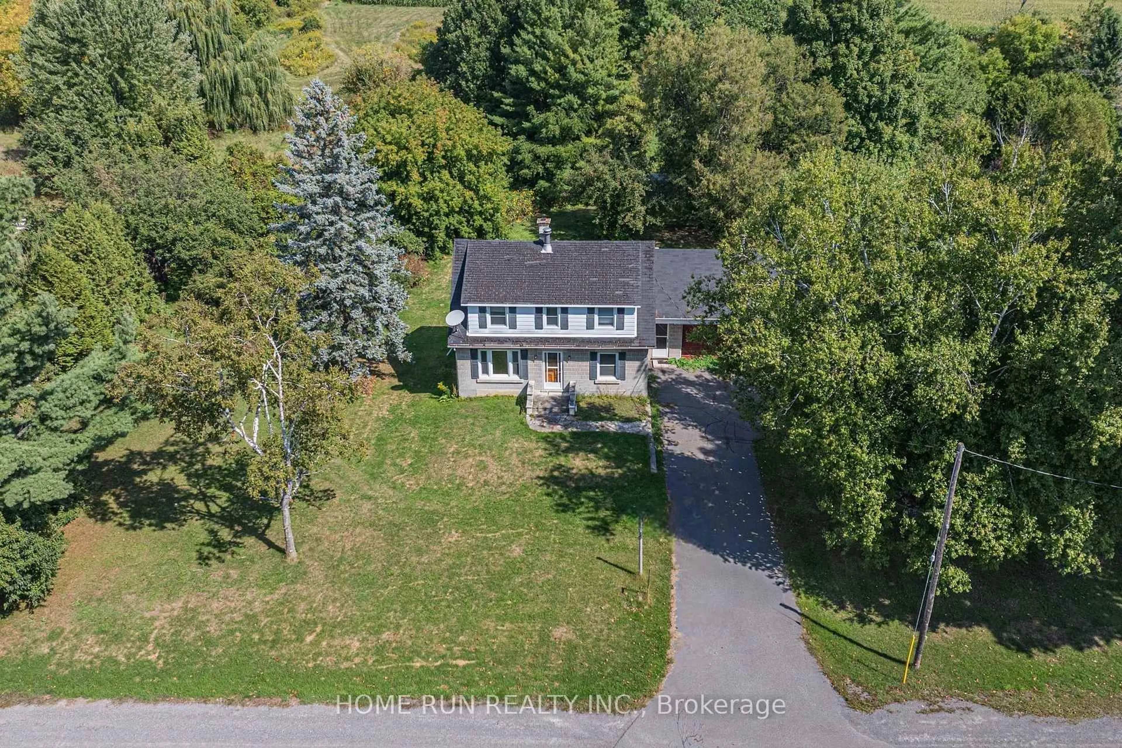A pic from outside/outdoor area/front of a property/back of a property/a pic from drone, street for 5687 First Line Rd, Kars Ontario K0A 2E0