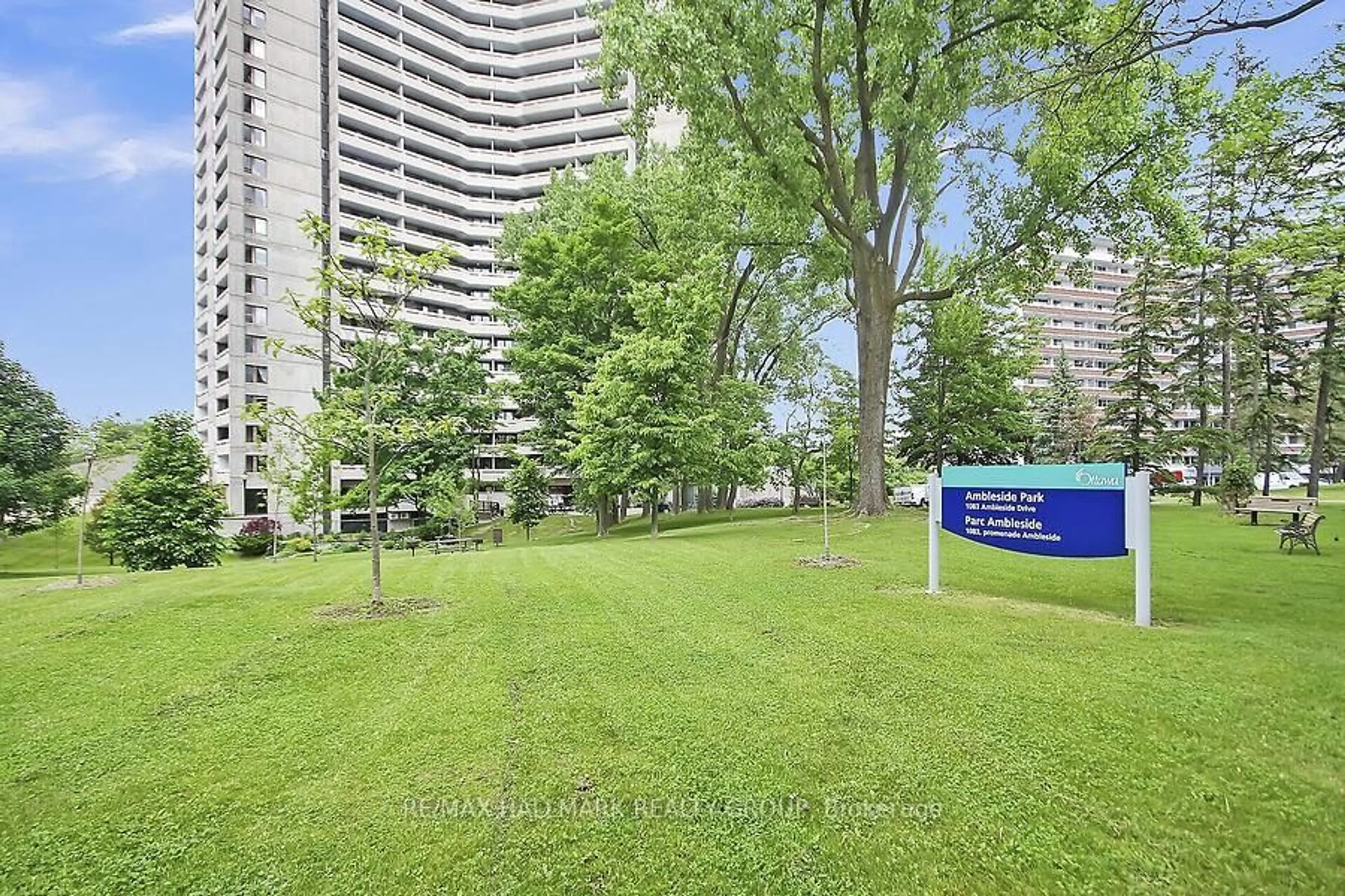 Patio, water/lake/river/ocean view for 1081 Ambleside Dr #410, Ottawa Ontario K2B 8C8