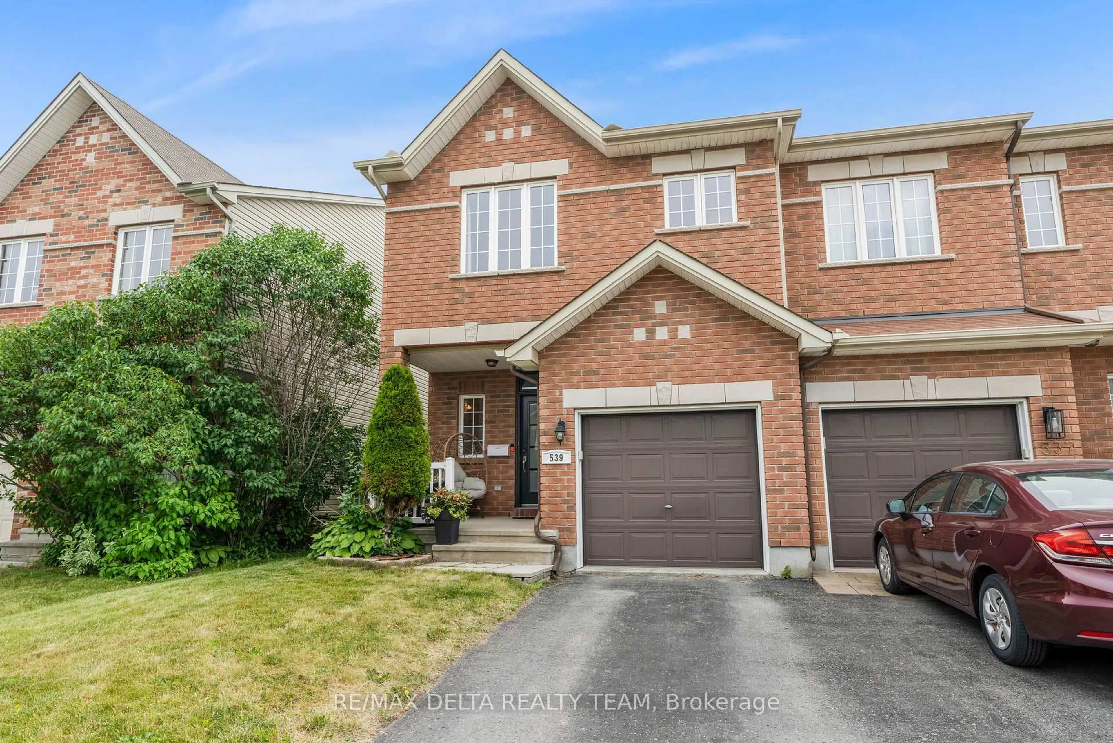 Home with brick exterior material, street for 539 SALZBURG Dr, Orleans Ontario K4A 0C6