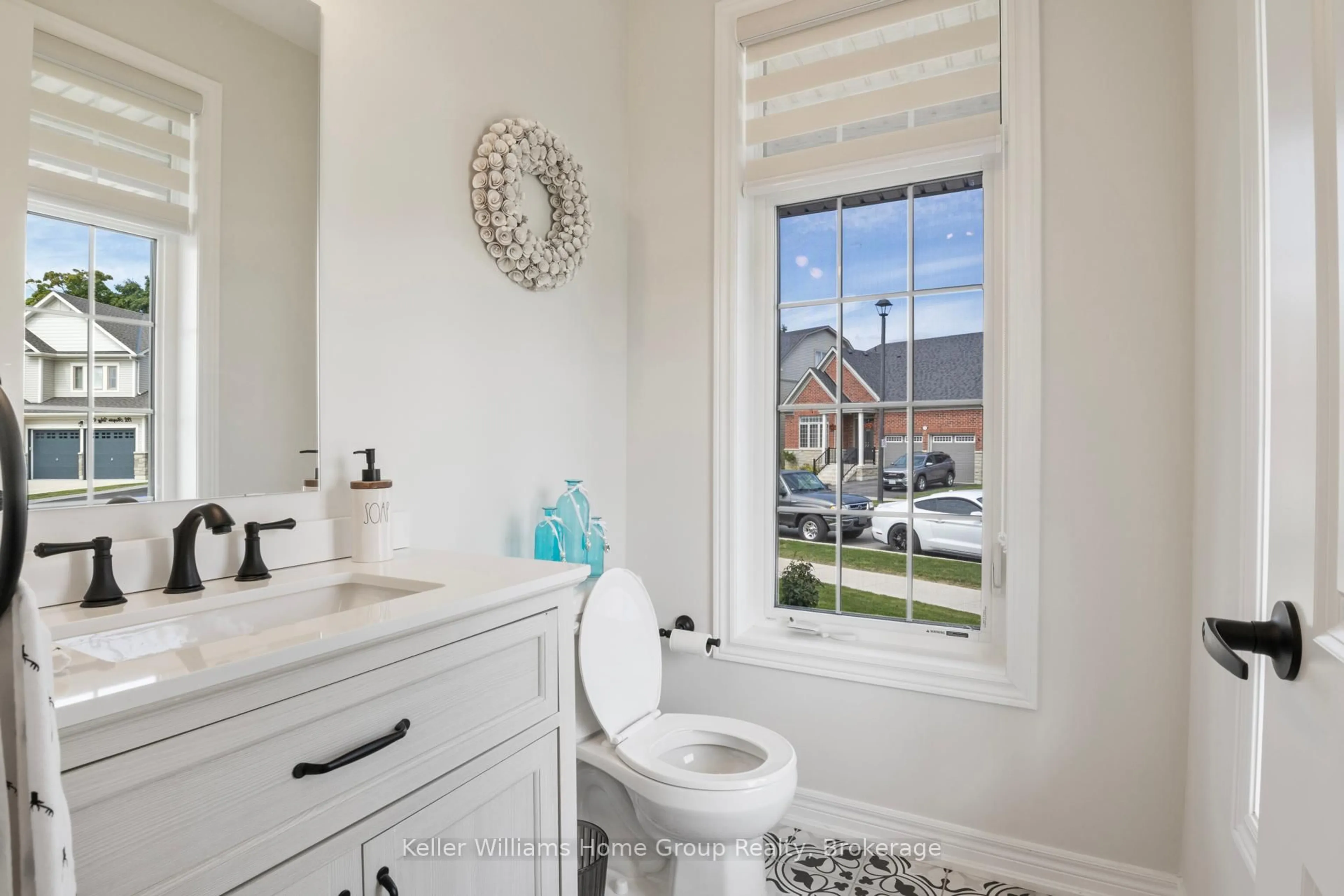 Contemporary bathroom, ceramic/tile floor for 228 Harpin Way, Centre Wellington Ontario N1M 0G8