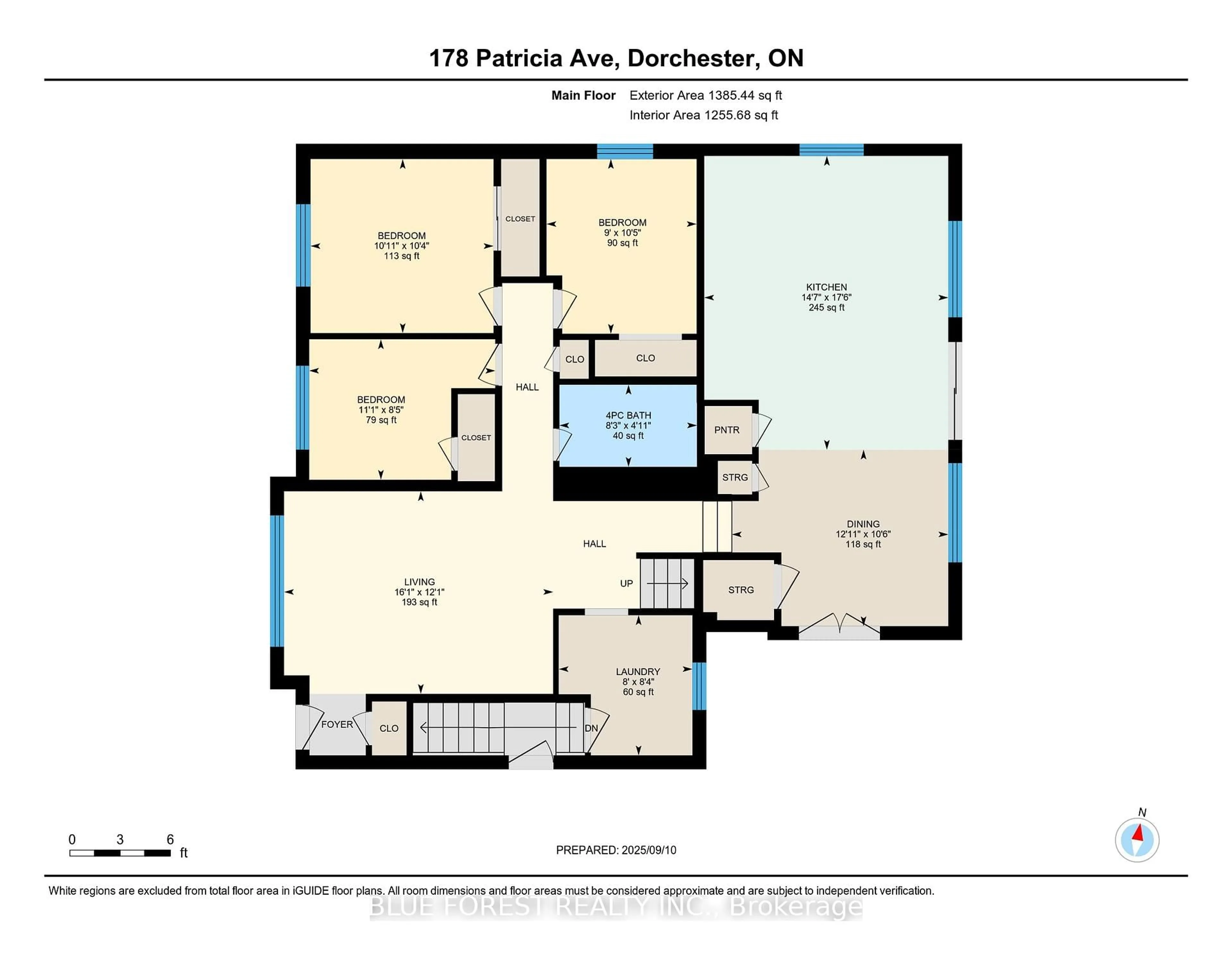 Floor plan for 178 Patricia Ave, Thames Centre Ontario N0L 1G1