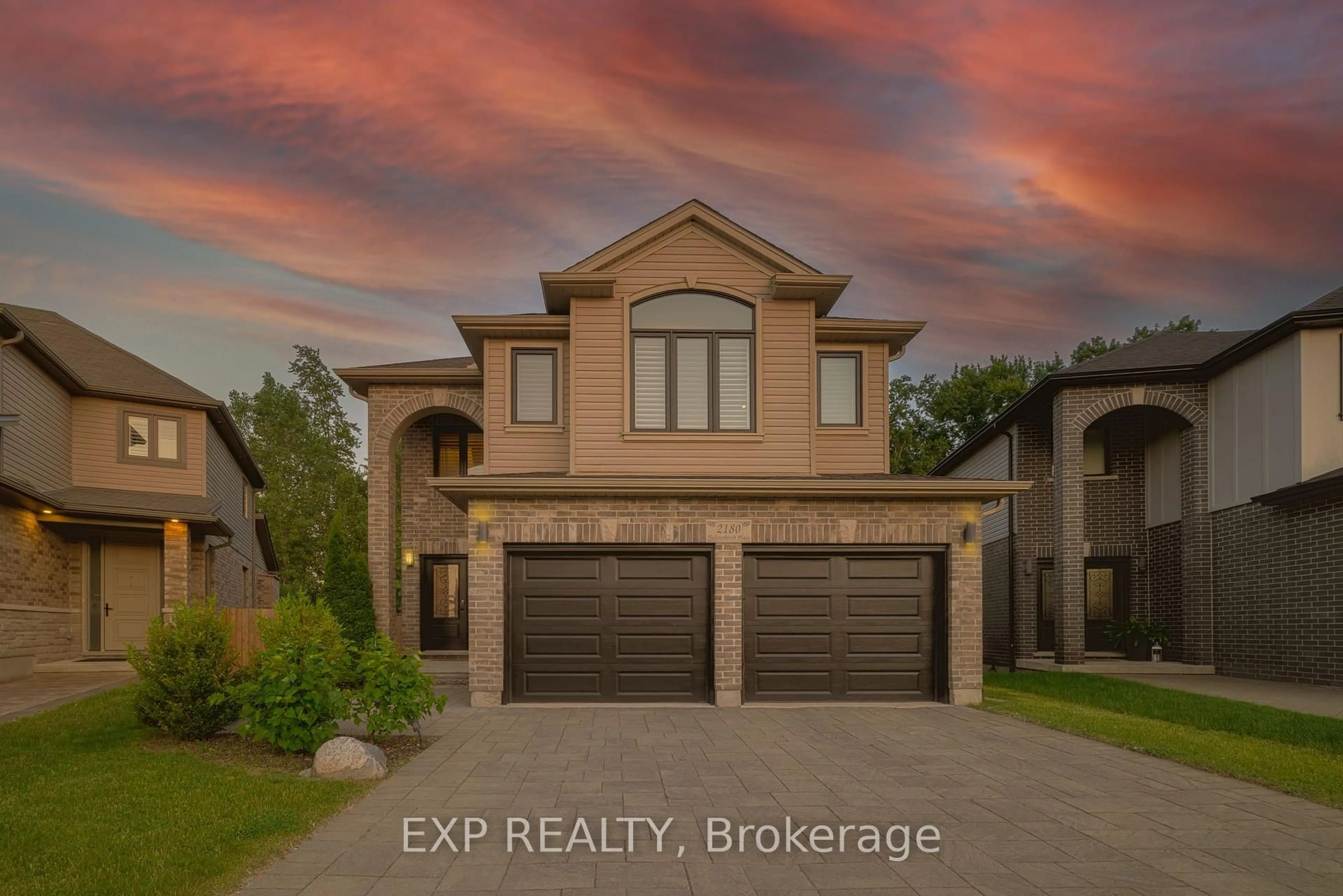 Home with brick exterior material, street for 2180 YELLOWBIRCH Pl, London North Ontario N6G 5C1