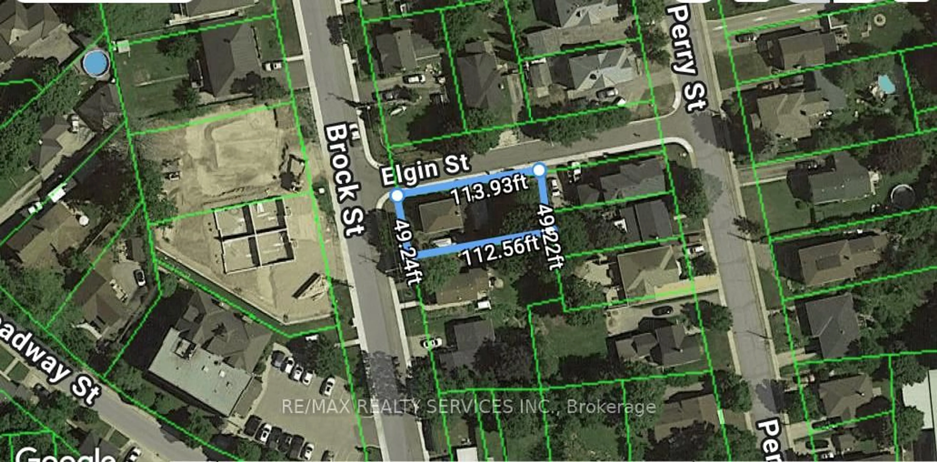 Picture of a map for 73 Brock St, Woodstock Ontario N4S 3B7