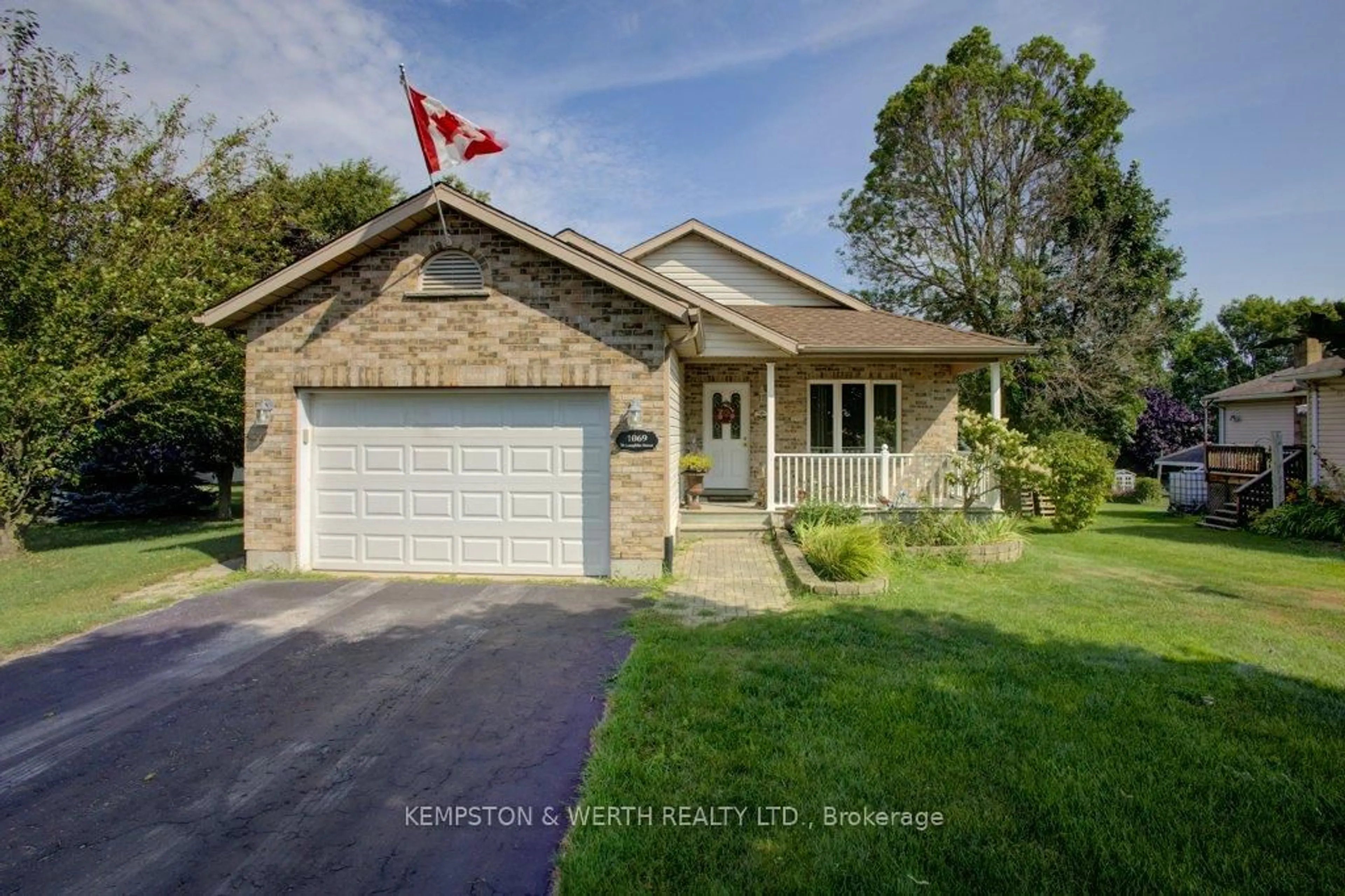 Home with brick exterior material, street for 1069 McLaughlin St, Howick Ontario N0G 2X0