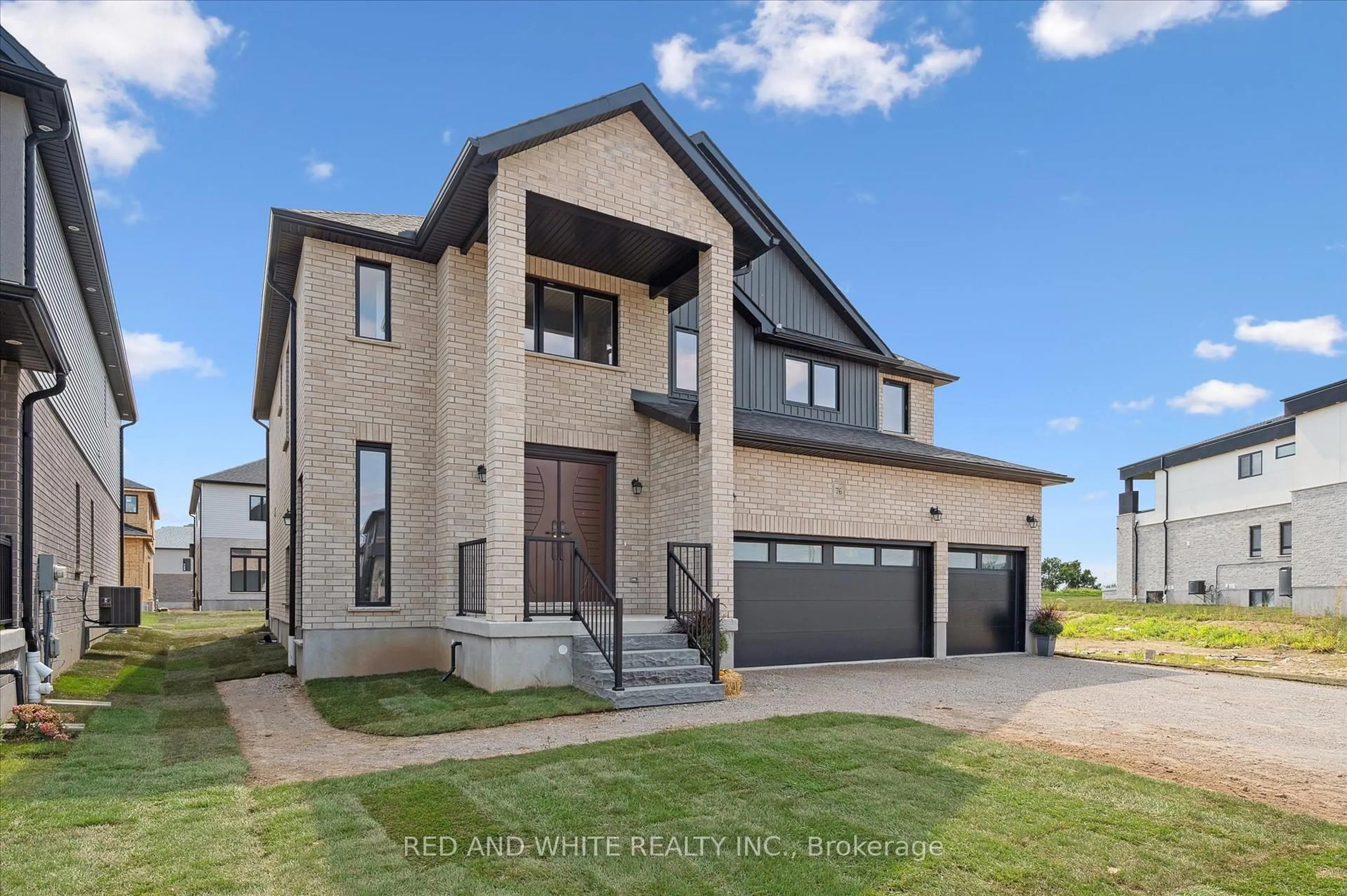Home with brick exterior material, street for 76 Sass Cres, Brant Ontario N3L 0E9