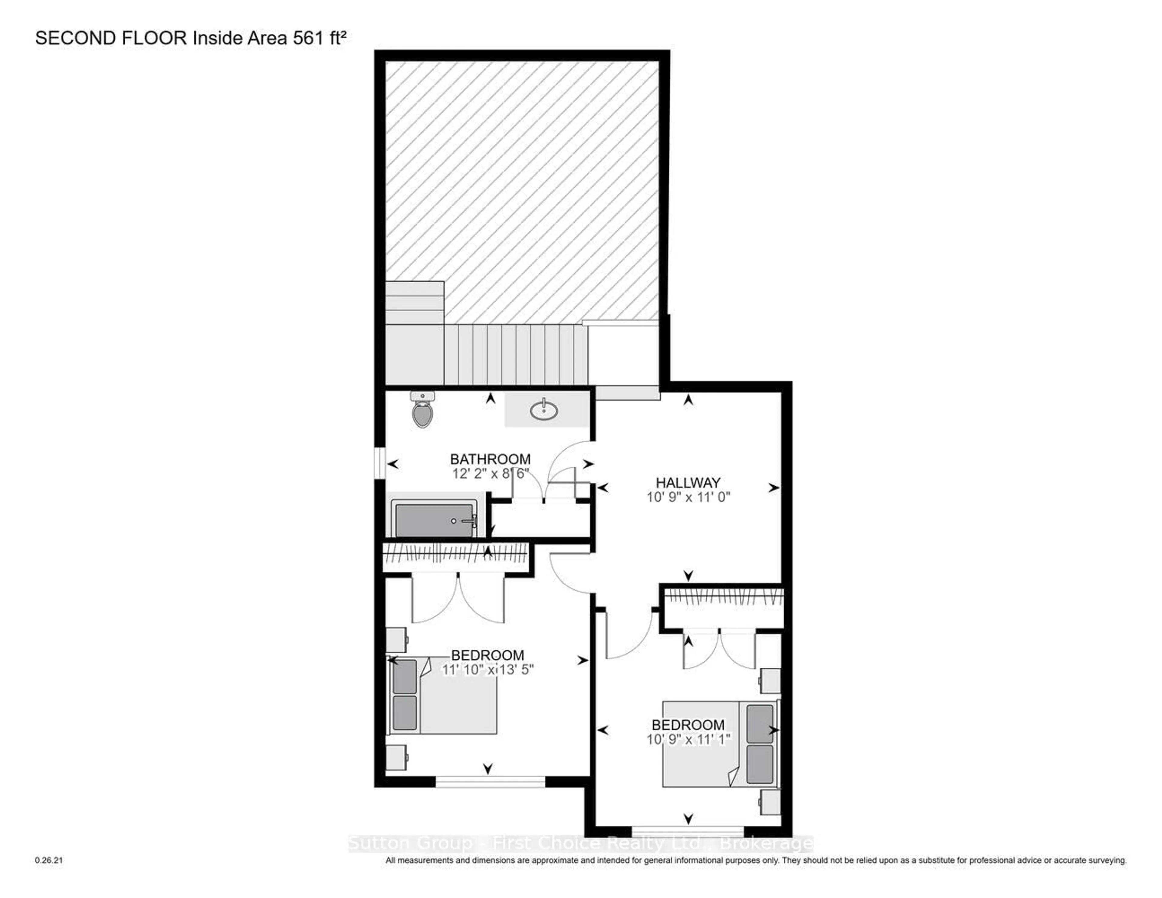 Floor plan for 338 Delamere Ave, Stratford Ontario N5A 5A4