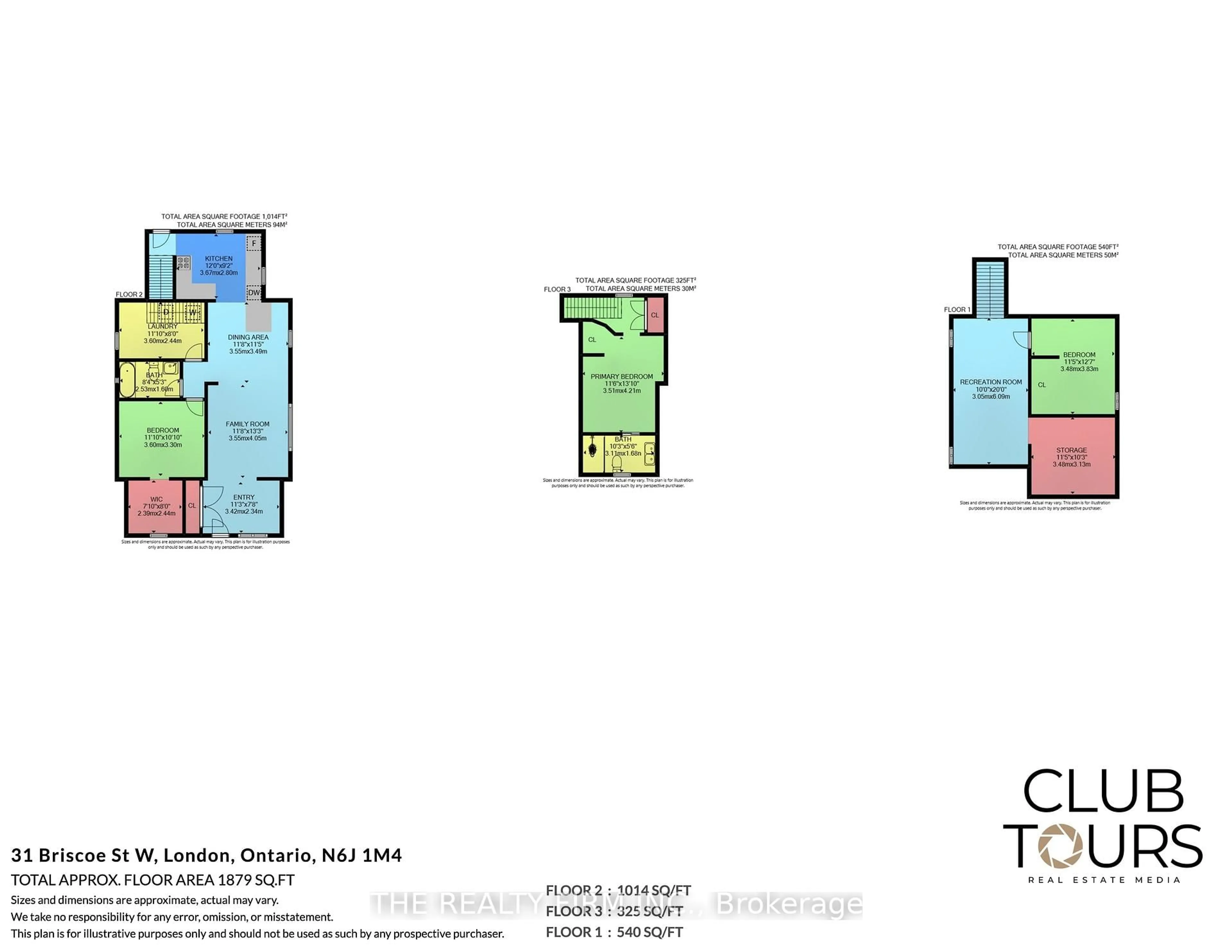 Floor plan for 31 Briscoe St, London South Ontario N6J 1M4