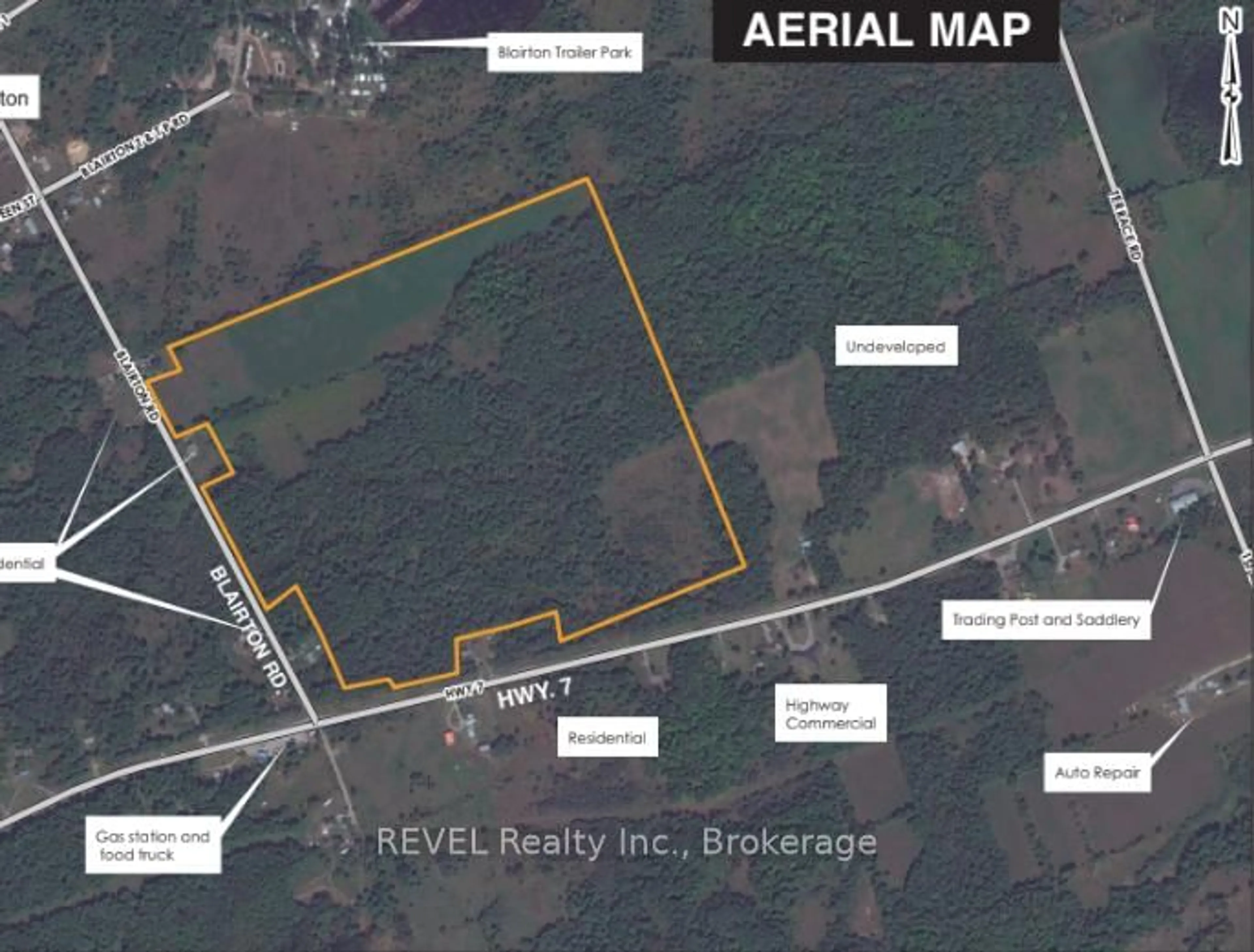 Picture of a map for 87 A Blairton Rd, Havelock-Belmont-Methuen Ontario K0L 1Z0