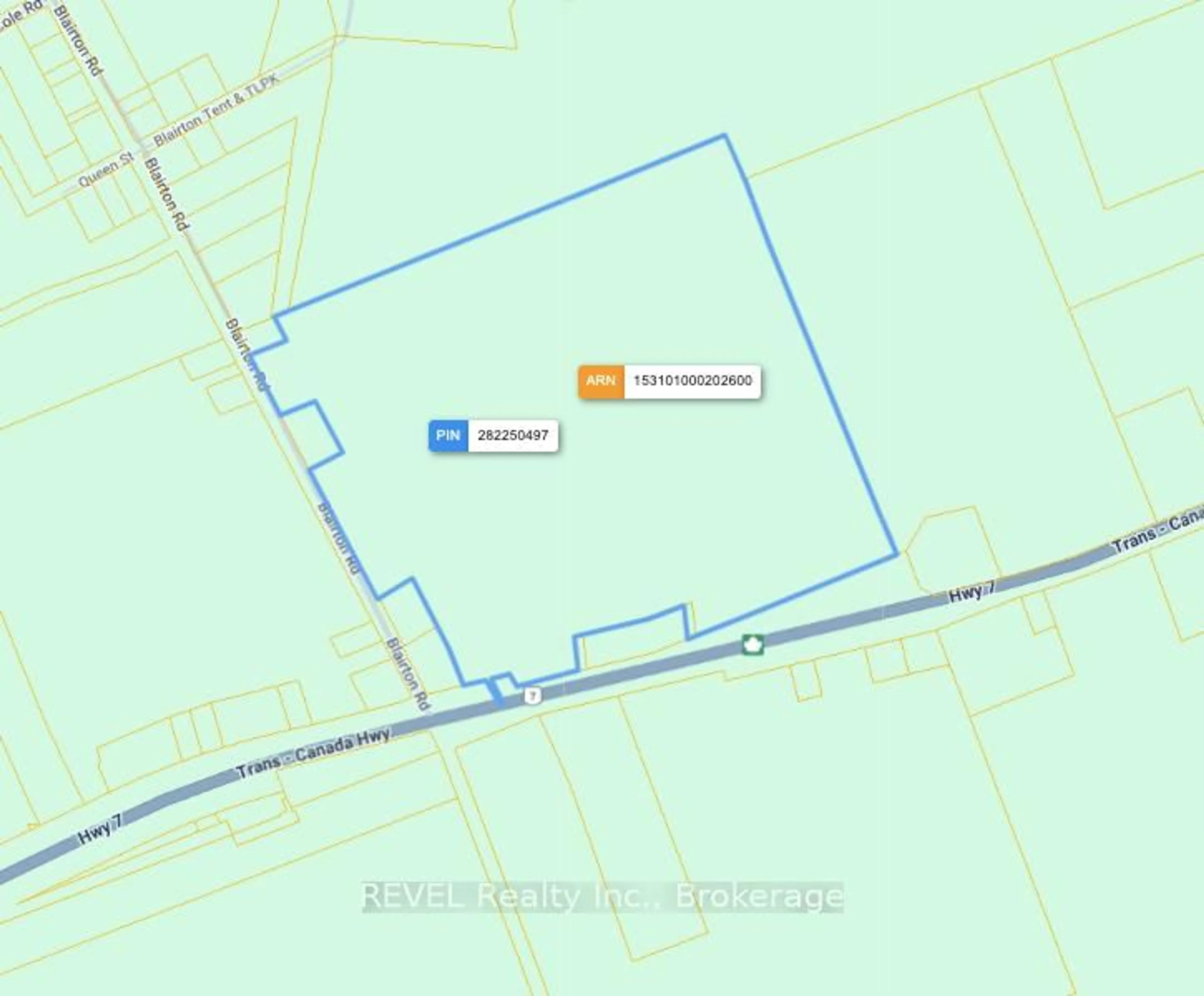 Picture of a map for 87 A Blairton Rd, Havelock-Belmont-Methuen Ontario K0L 1Z0