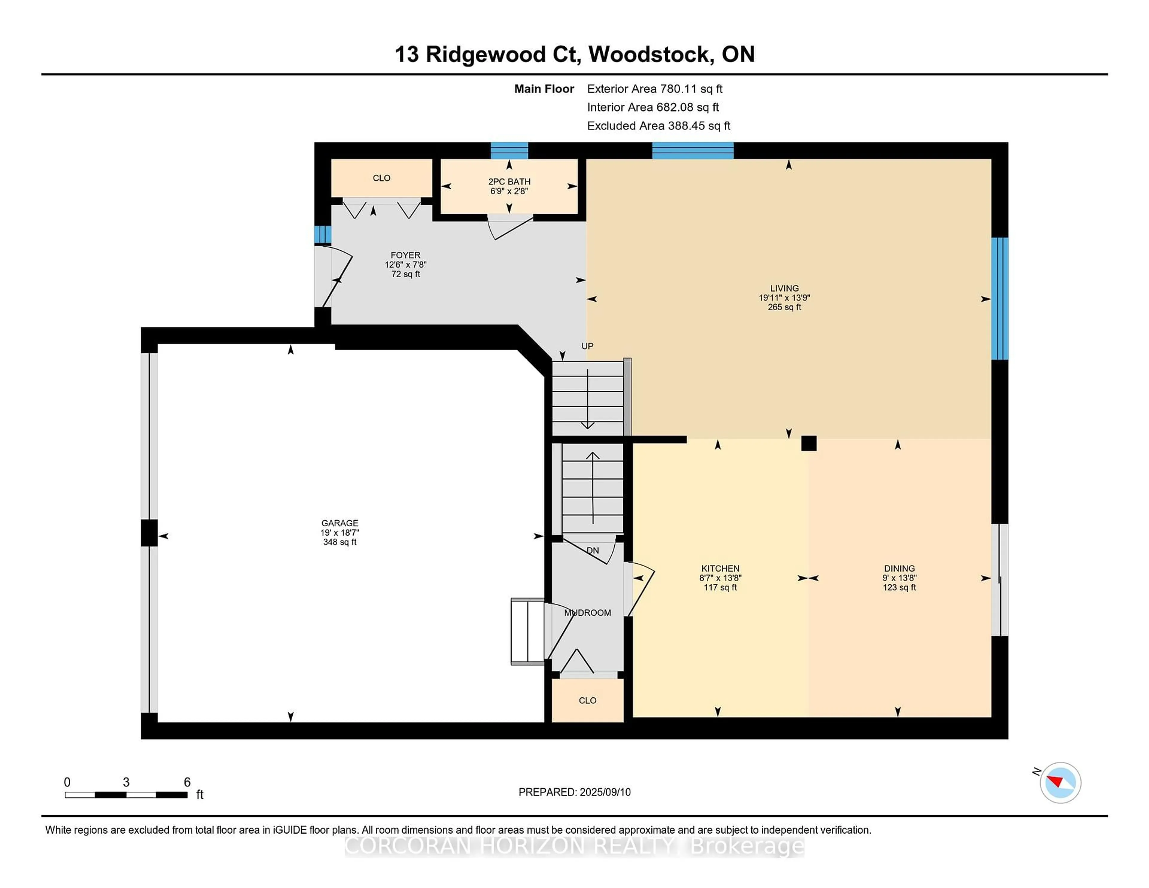 Floor plan for 13 Ridgewood Crt, Woodstock Ontario N4T 0E5