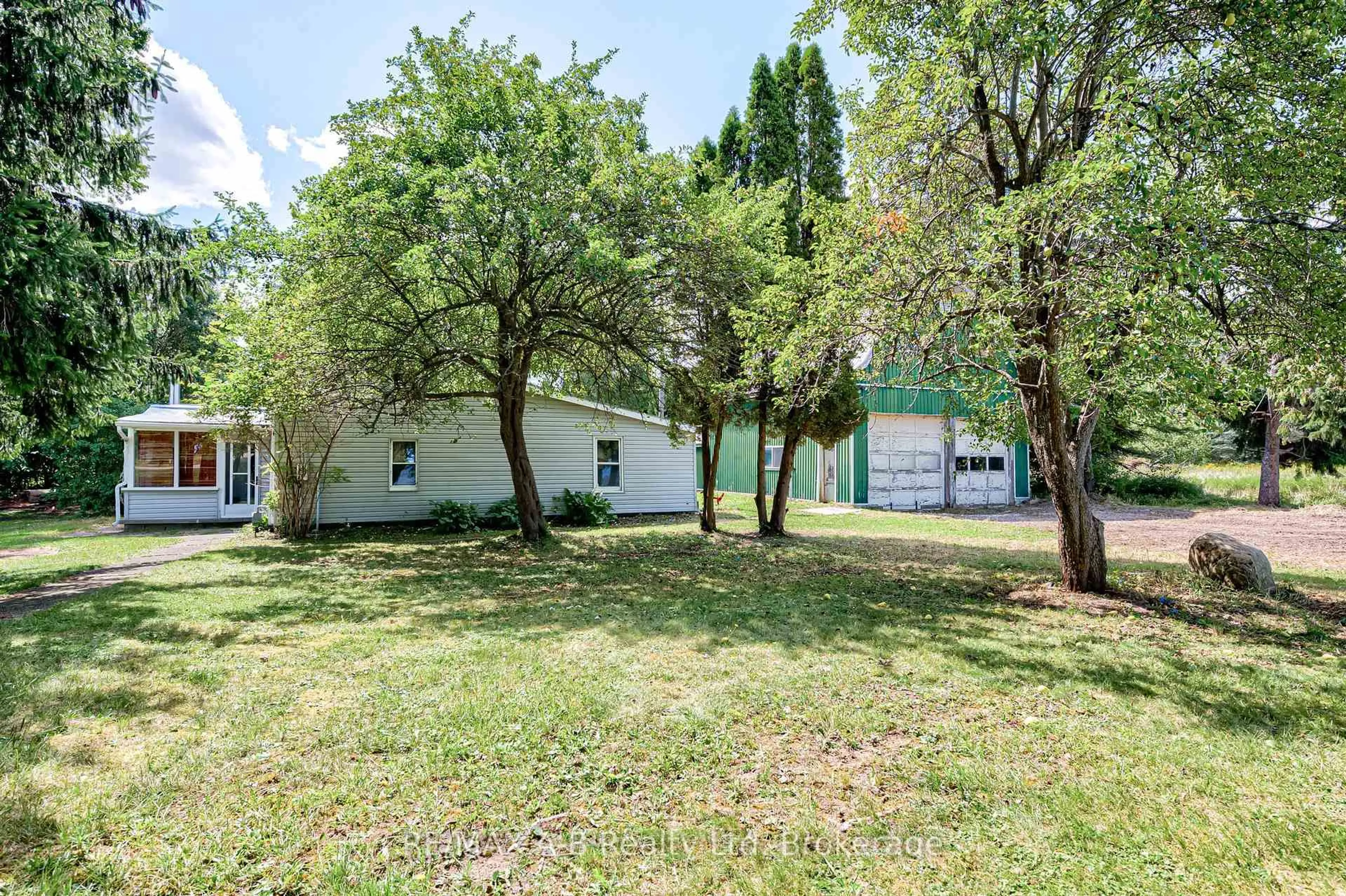 A pic from outside/outdoor area/front of a property/back of a property/a pic from drone, street for 4241 Perth Line 36 Line, Stratford Ontario N5A 6S6
