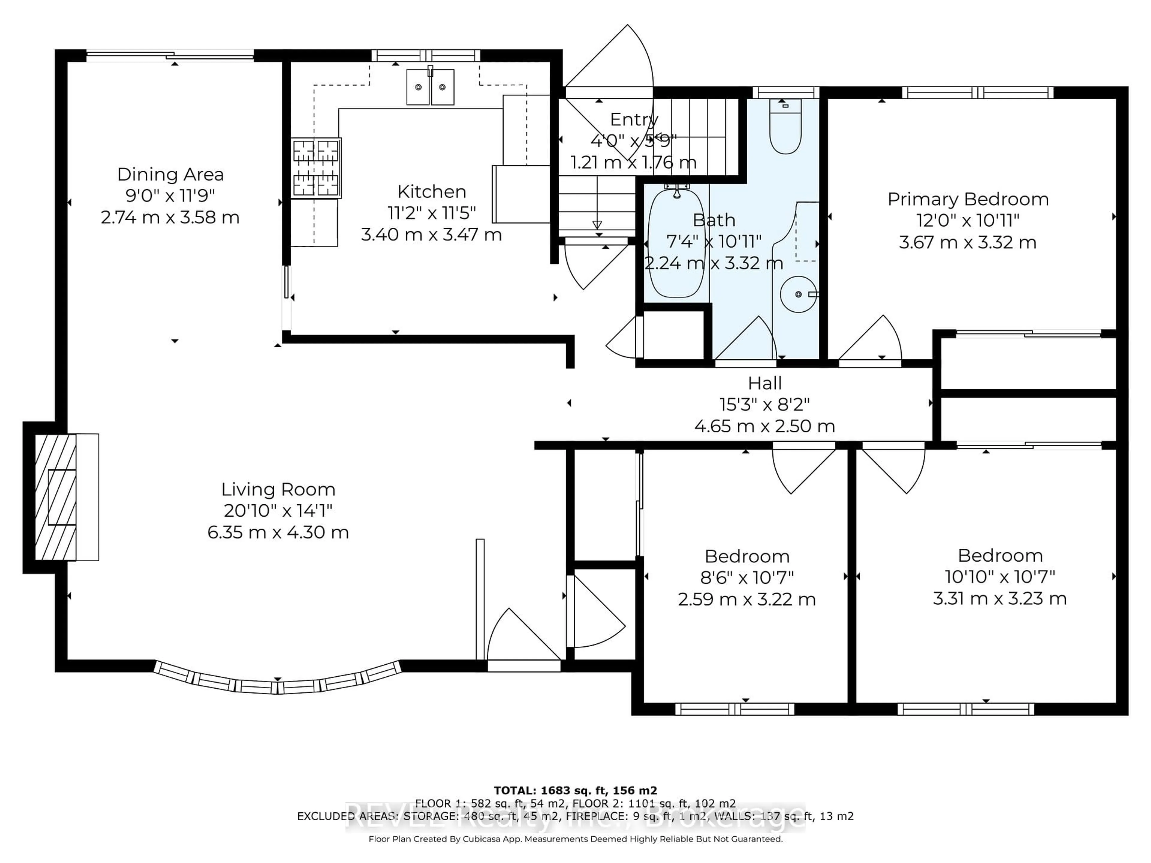 Floor plan for 5548 Hodgson Ave, Niagara Falls Ontario L2H 1N4