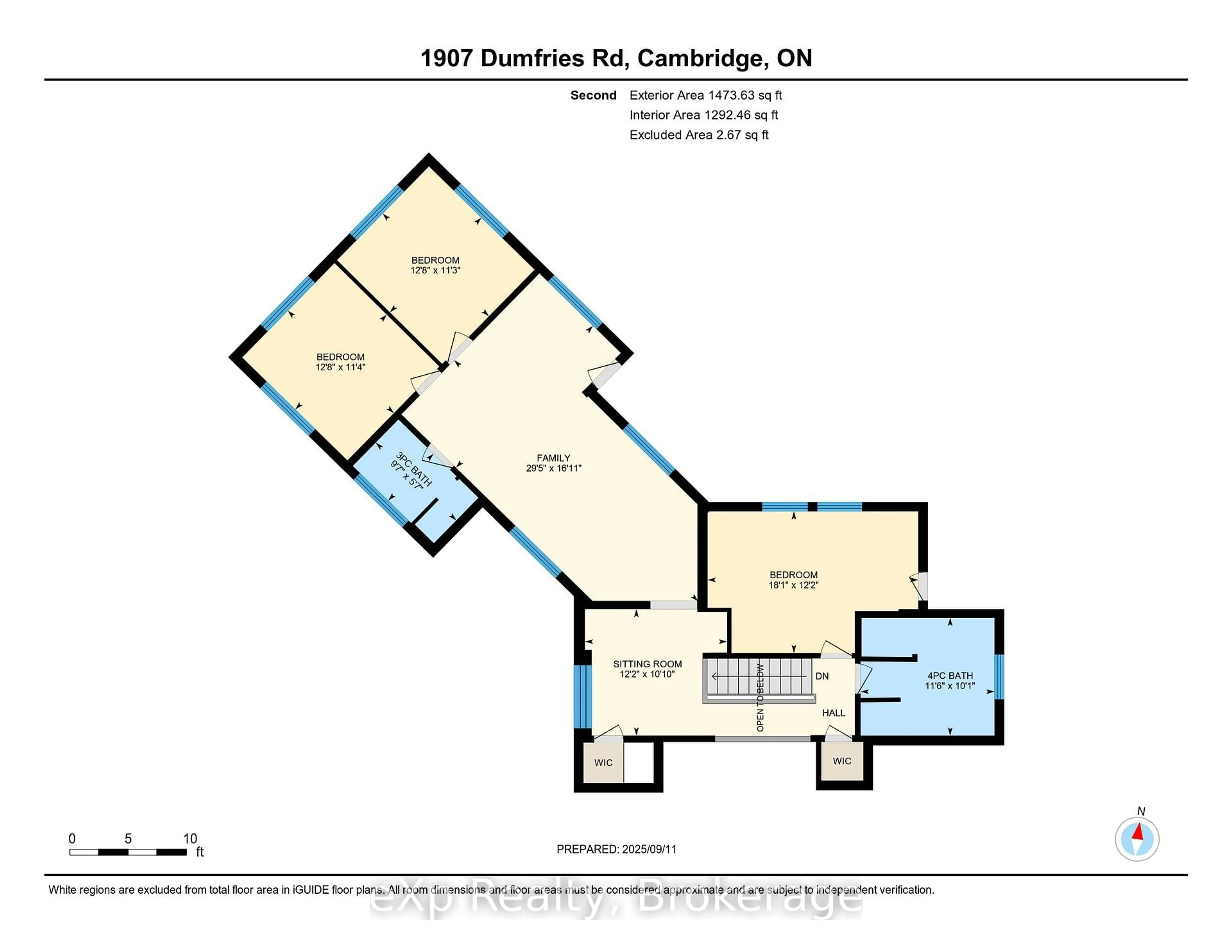 Floor plan for 1907 Dumfries Rd, North Dumfries Ontario N1R 5S5