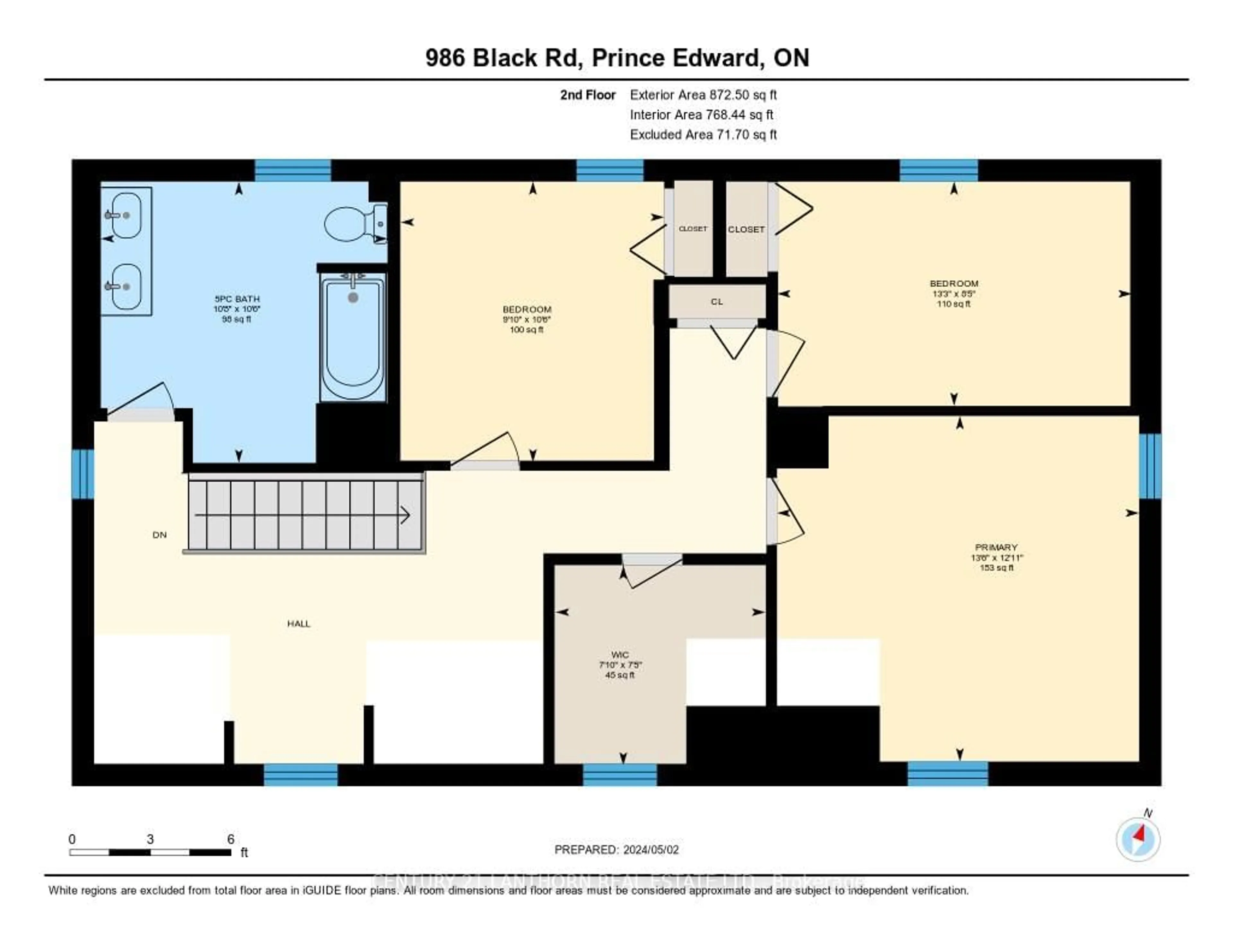 Floor plan for 986 Black Rd, Prince Edward County Ontario K0K 1W0