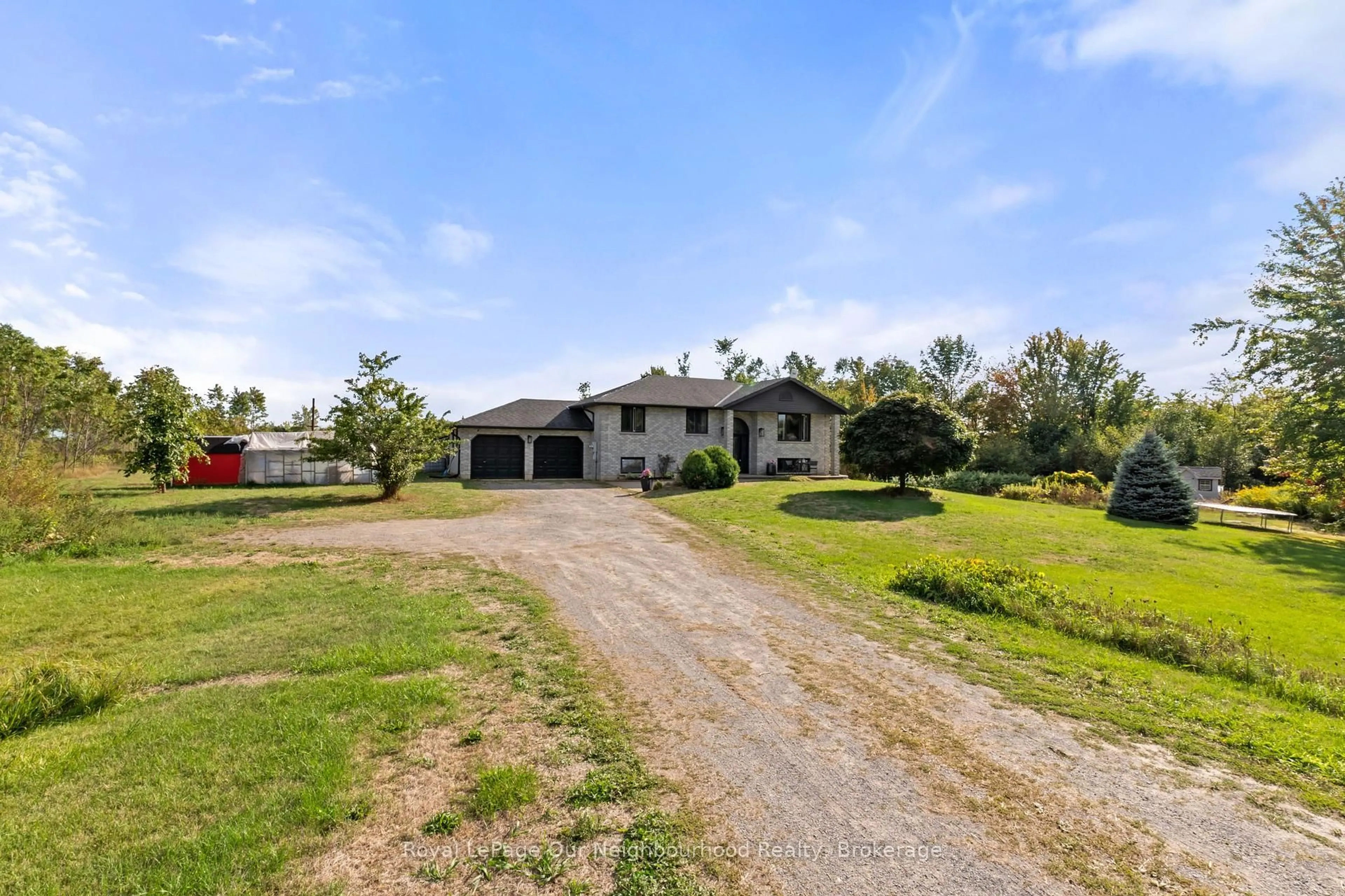 A pic from outside/outdoor area/front of a property/back of a property/a pic from drone, unknown for 81 County Rd 42 Rd, Trent Hills Ontario K0L 2V0