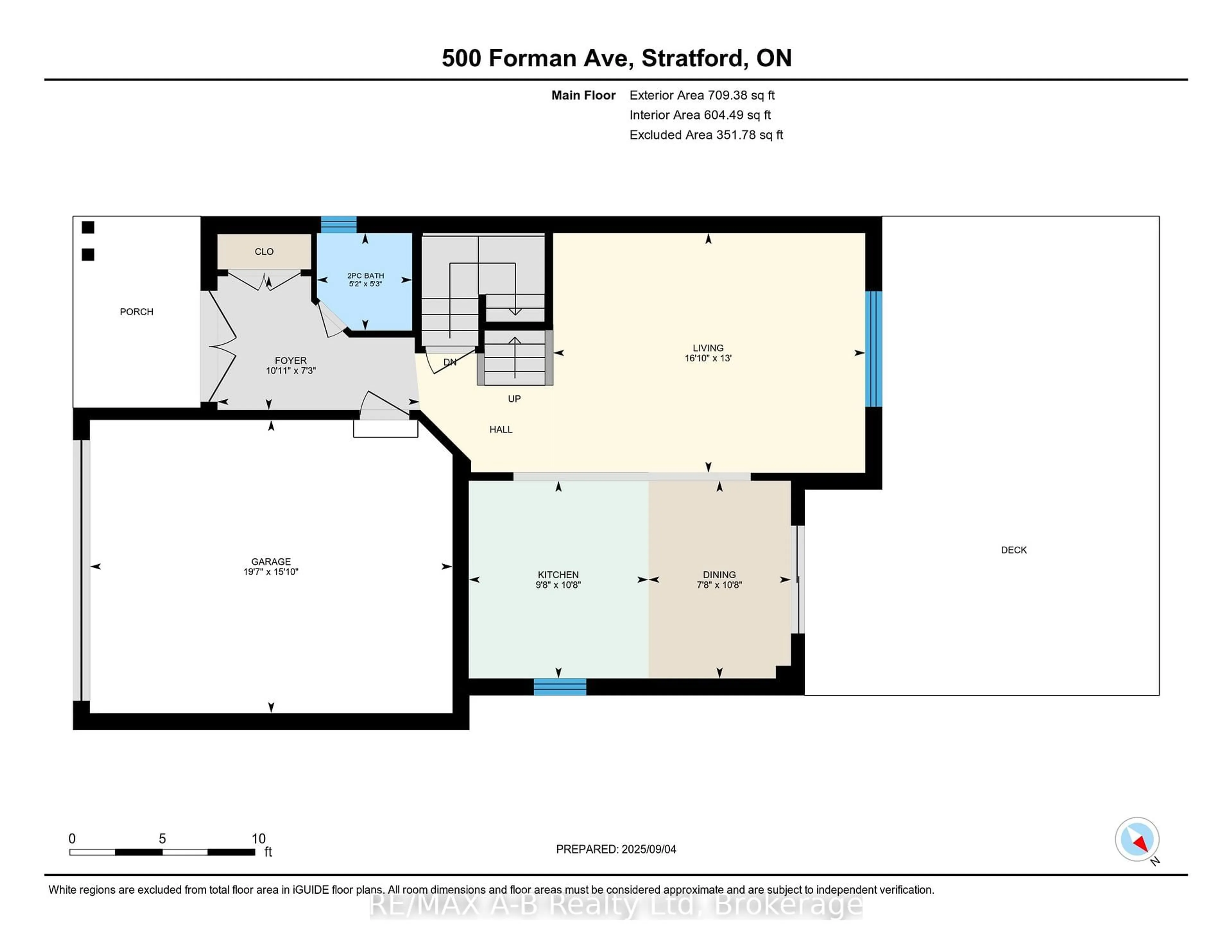 Floor plan for 500 Forman Ave, Stratford Ontario N5A 0C5
