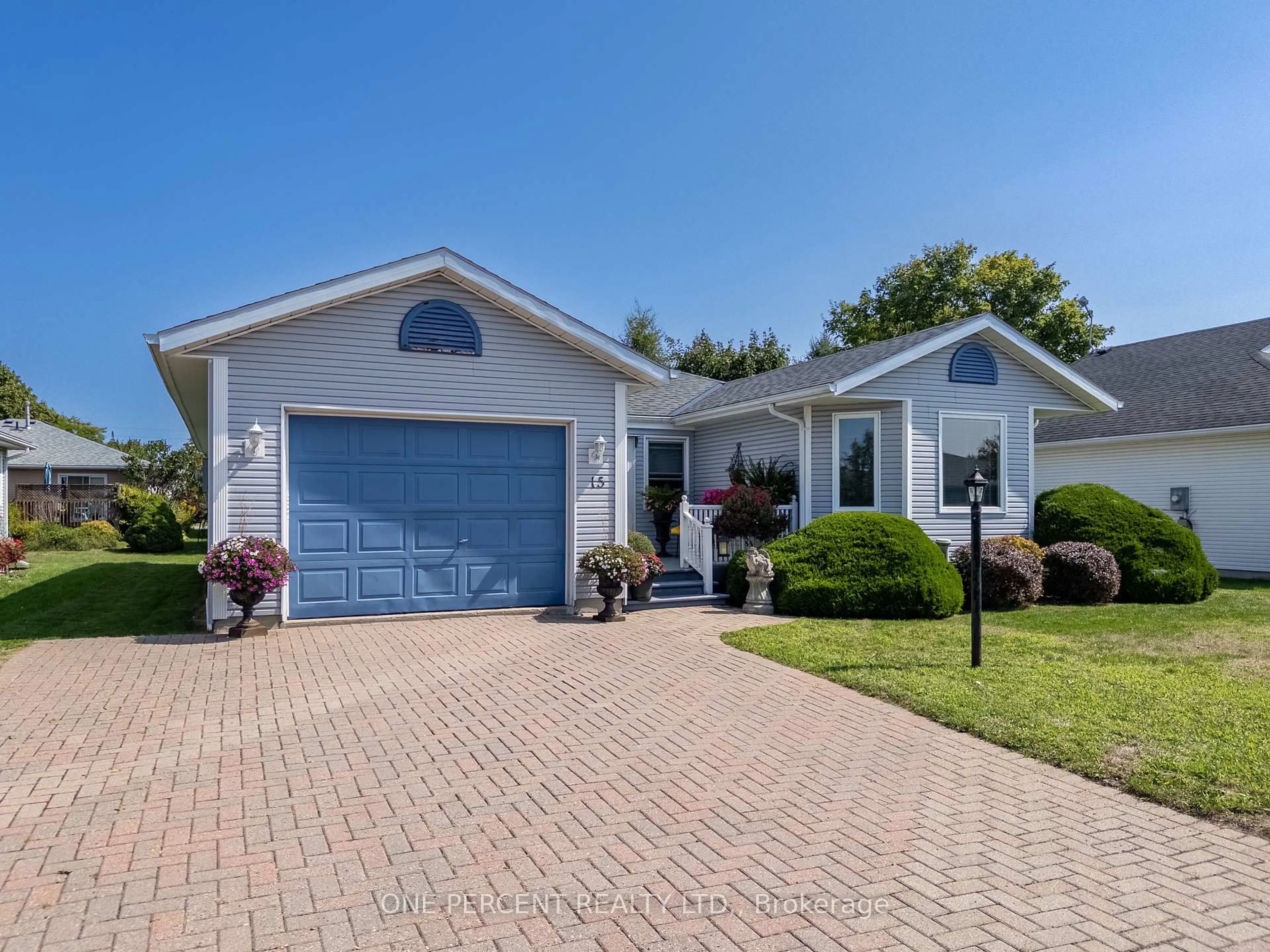 Home with vinyl exterior material, street for 15 MONROE Crt, Prince Edward County Ontario K0K 3L0