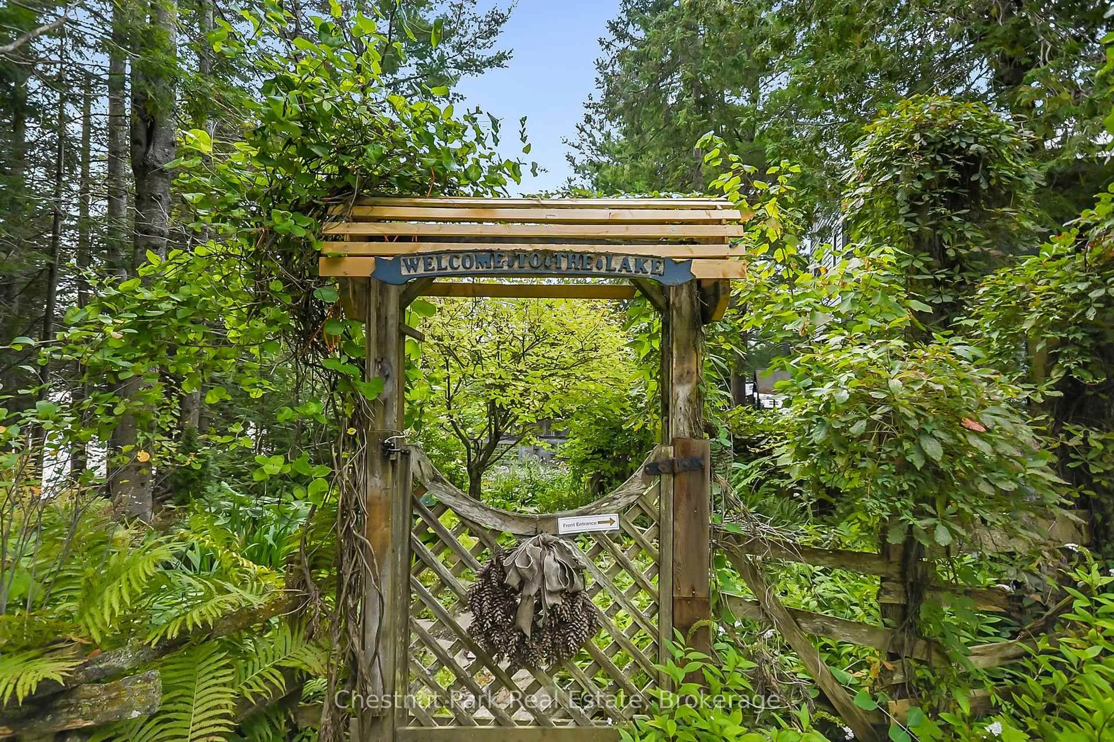Patio, forest/trees view for 501 North Bay Lake Rd, Perry Ontario P0A 1J0
