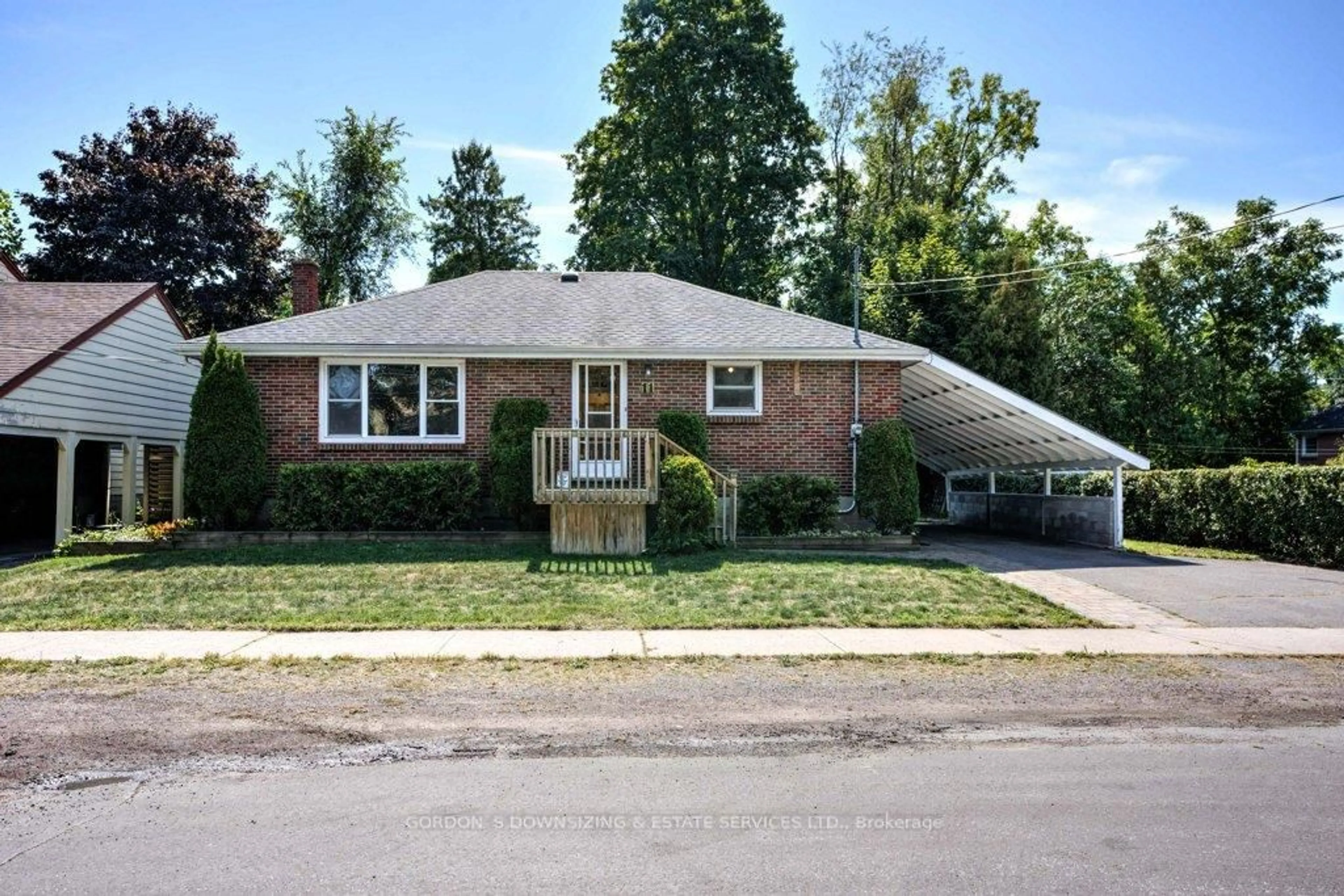 Home with brick exterior material, street for 11 Porter Ave, Belleville Ontario K8N 2K3