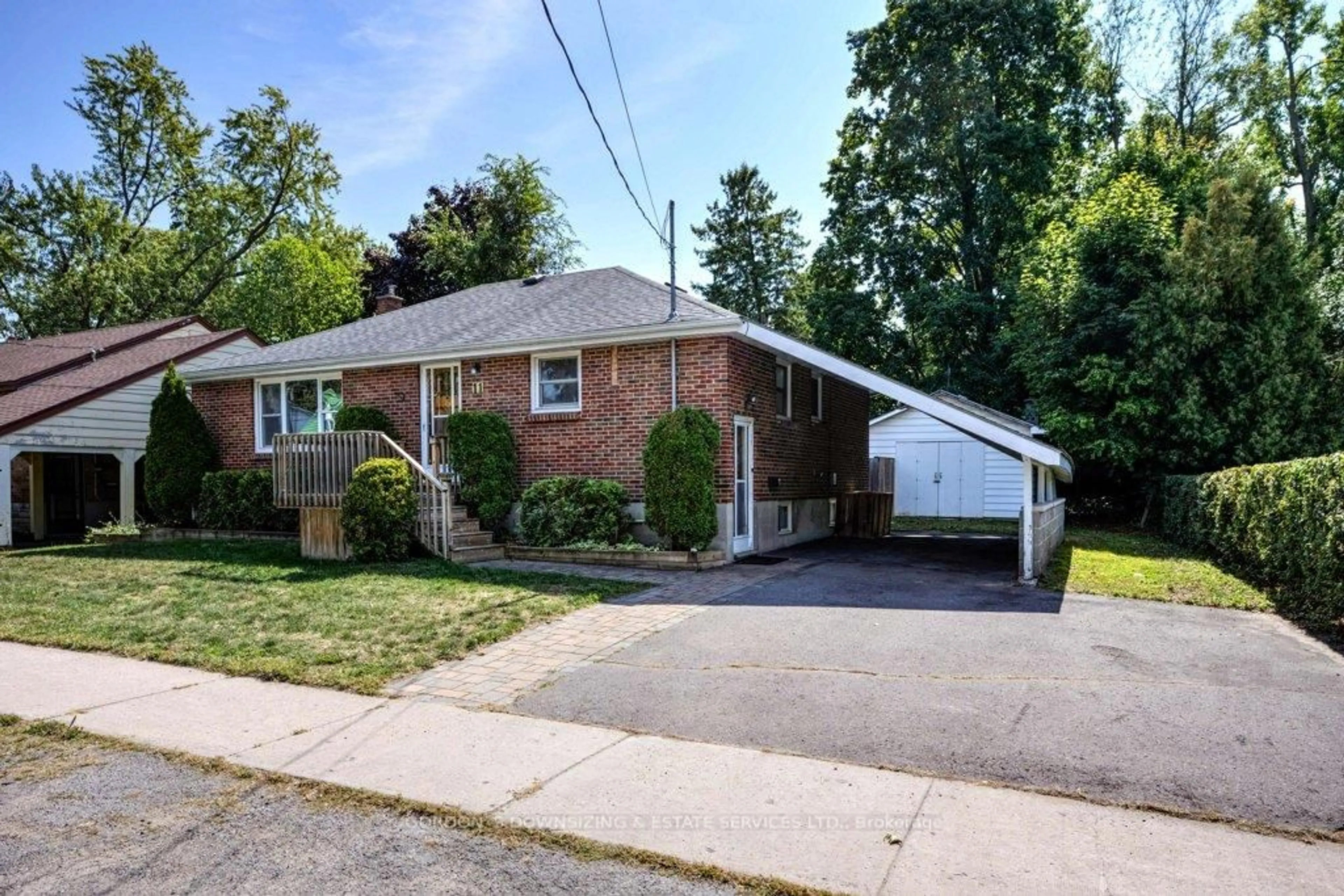 Home with brick exterior material, street for 11 Porter Ave, Belleville Ontario K8N 2K3