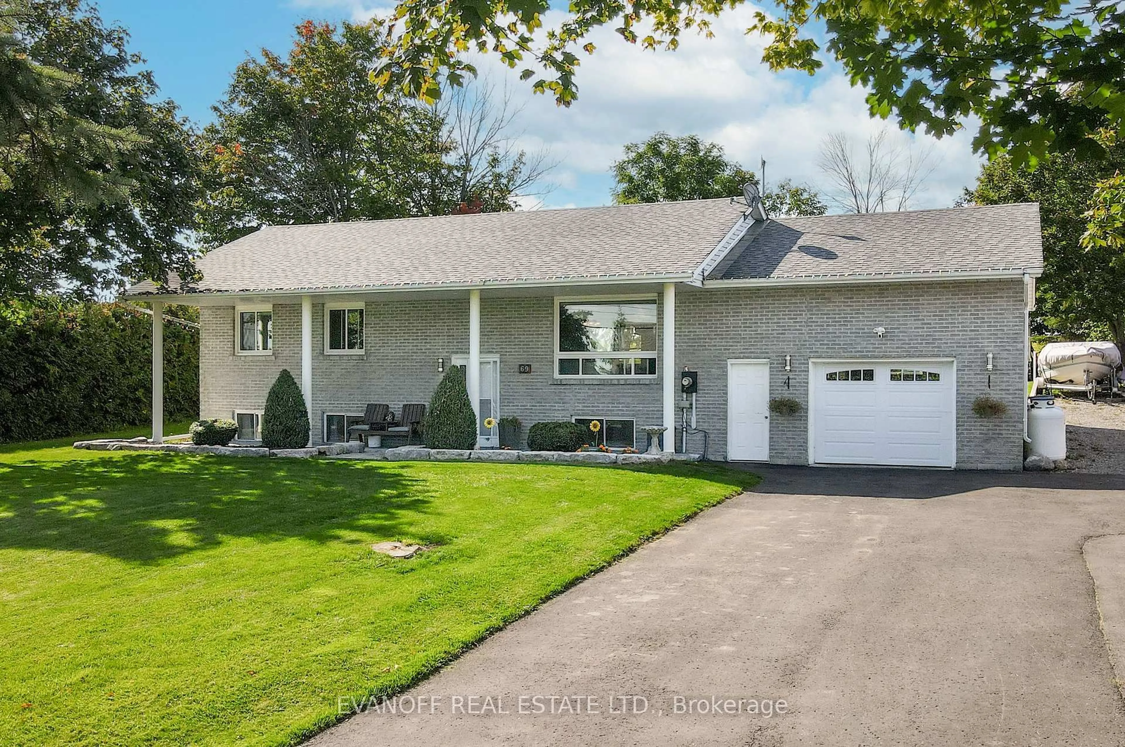 Home with vinyl exterior material, street for 69 O'reilly Lane, Kawartha Lakes Ontario K0M 2C0