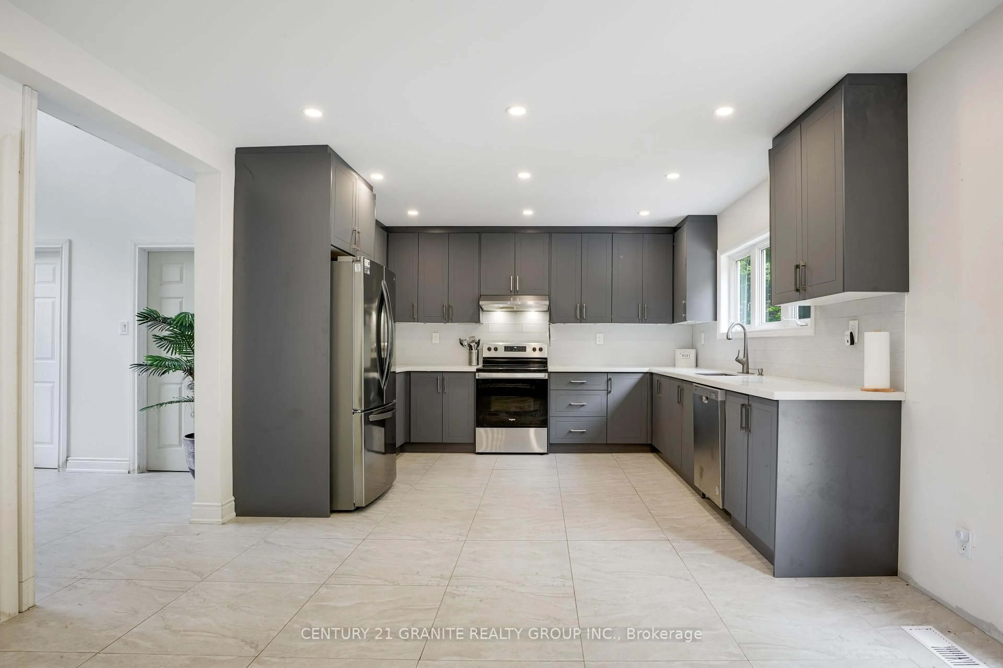 Contemporary kitchen, ceramic/tile floor for 1049 Limerick Lake Rd, Hastings Ontario K0L 1W0