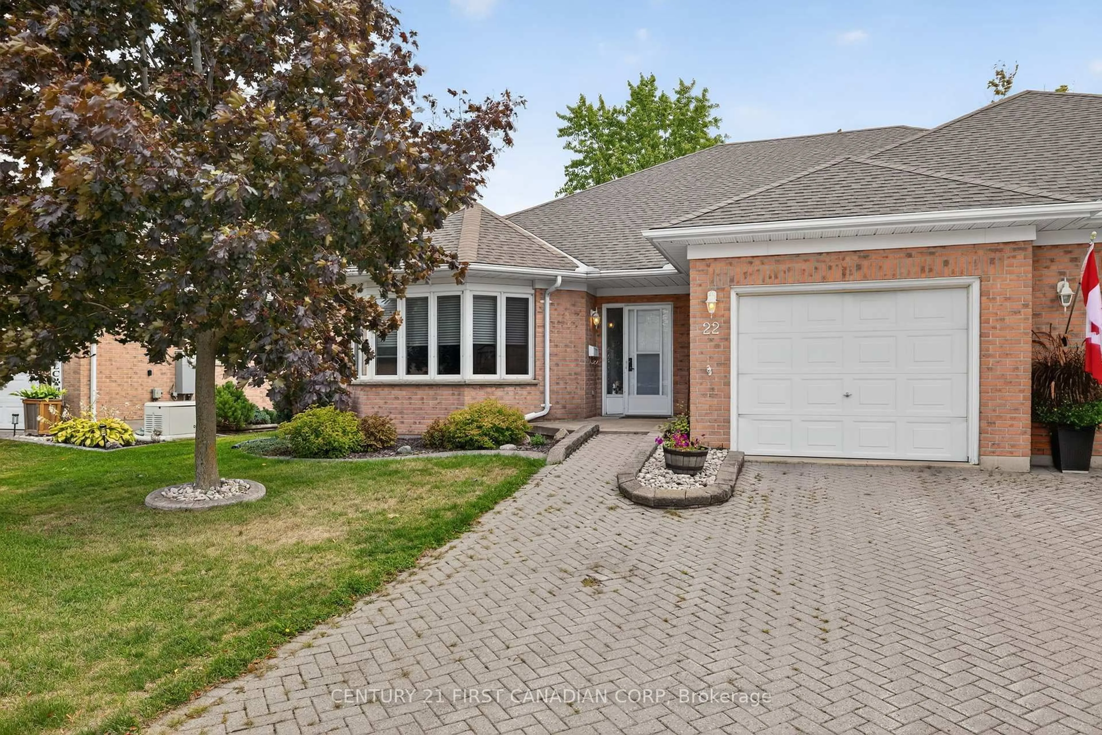 Home with brick exterior material, street for 22 Ilderbrook Circ, Middlesex Centre Ontario N0M 2A0