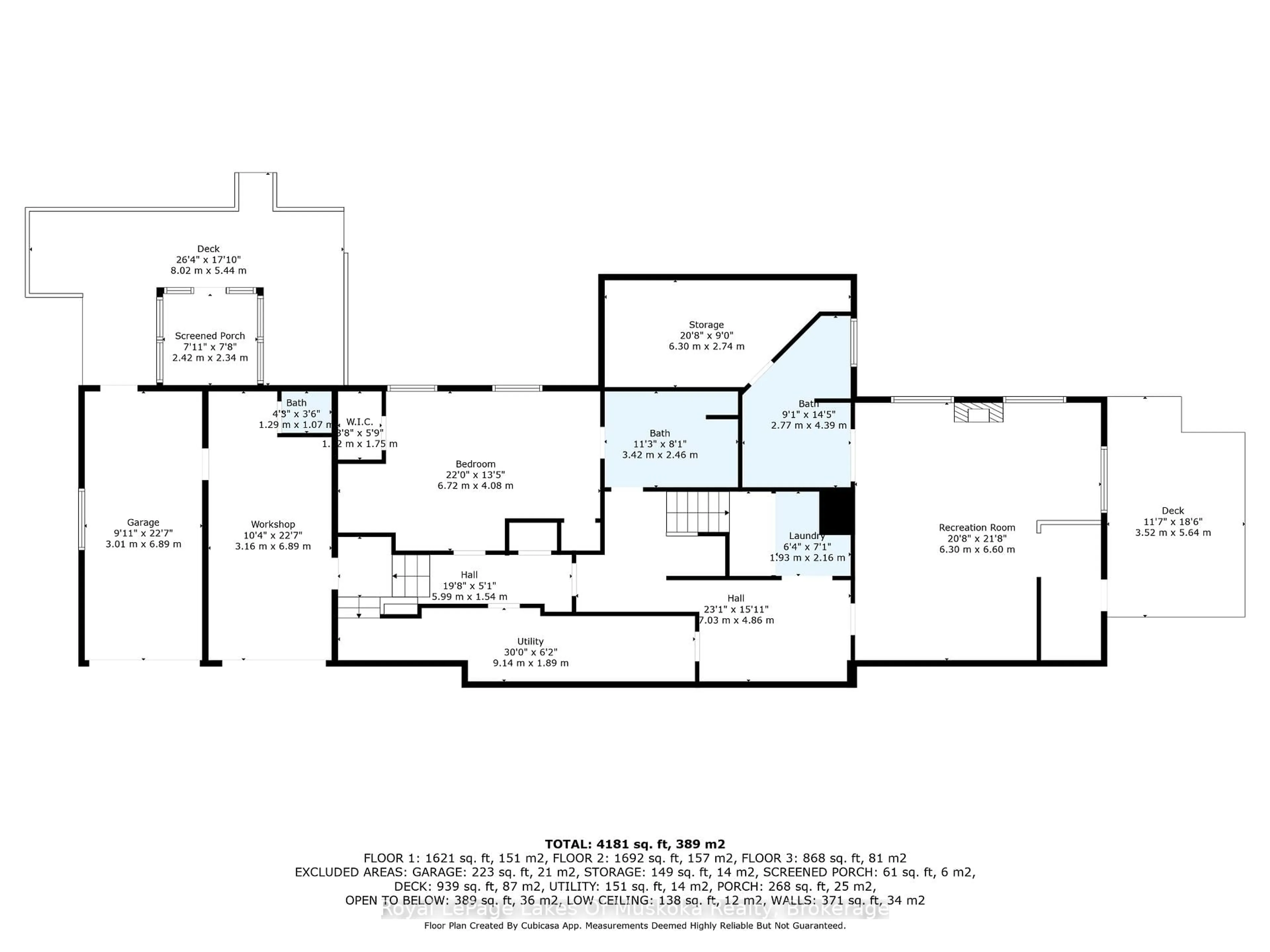 Floor plan for 1080 Walkers Glenn Cres, Lake of Bays Ontario P1H 2J6