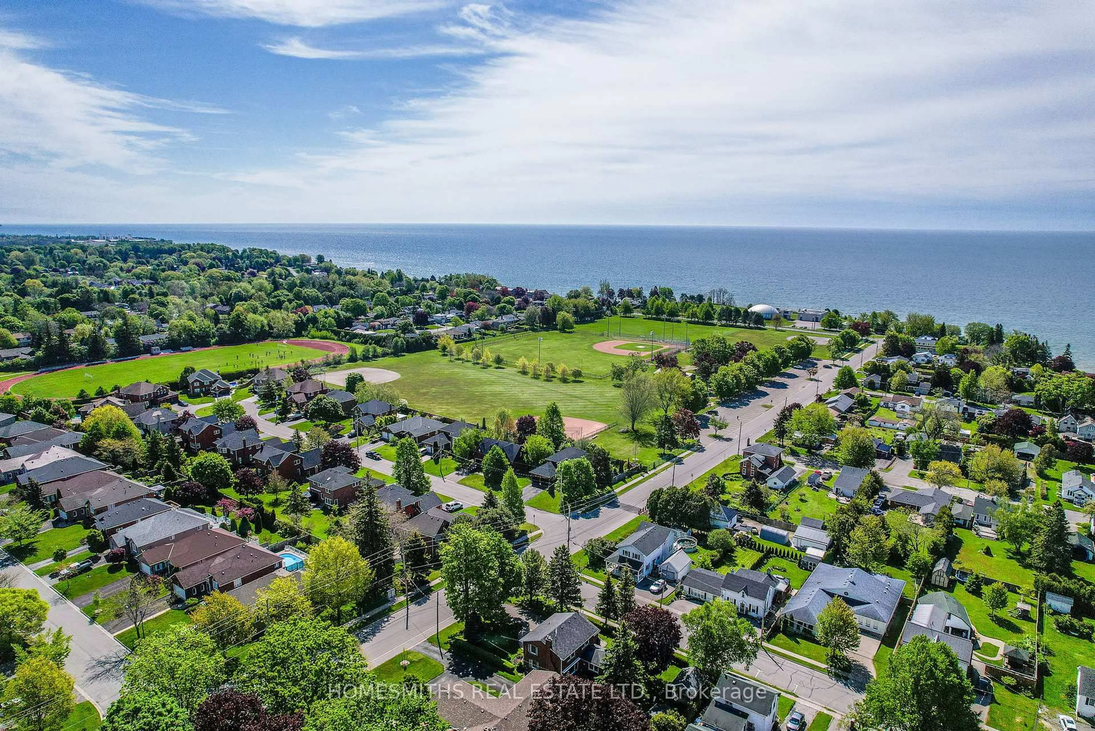 A pic from outside/outdoor area/front of a property/back of a property/a pic from drone, water/lake/river/ocean view for 159 D'arcy St, Cobourg Ontario K9A 3Z9