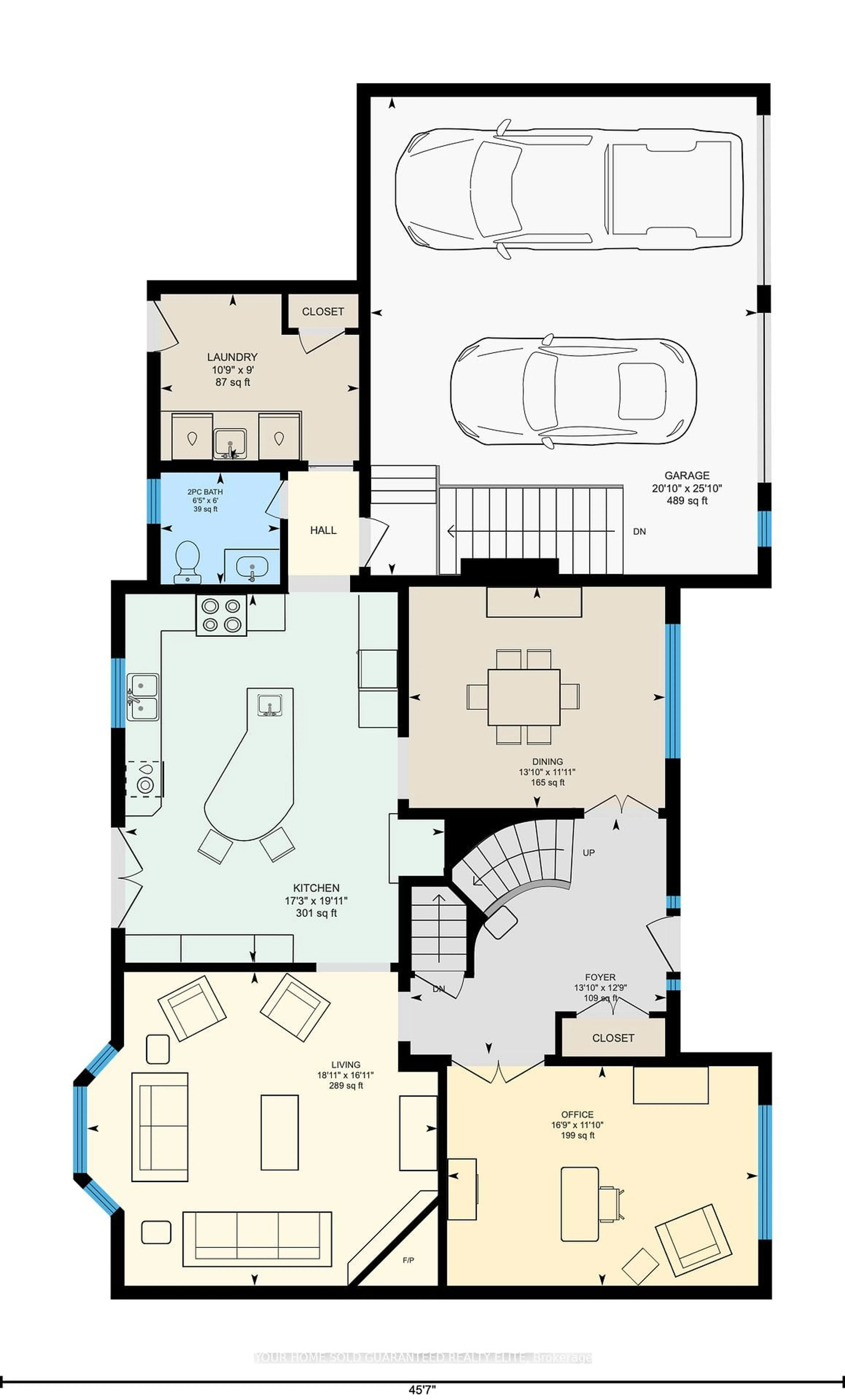 Floor plan for 22 Wendakee Dr, Hamilton Ontario L8E 5T3