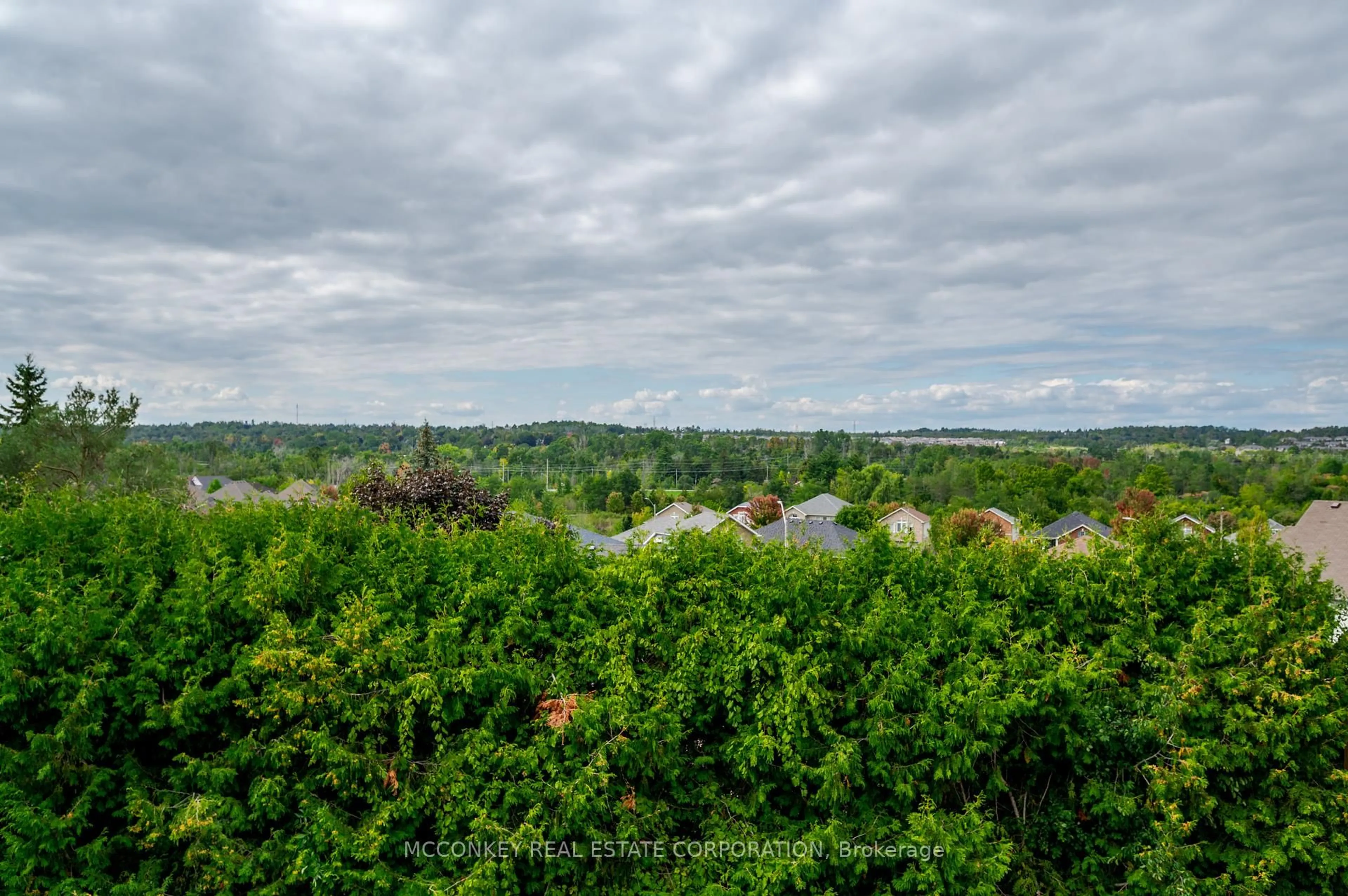 A pic from outside/outdoor area/front of a property/back of a property/a pic from drone, forest/trees view for 1563 Scollard Cres, Peterborough Ontario K9H 0A8