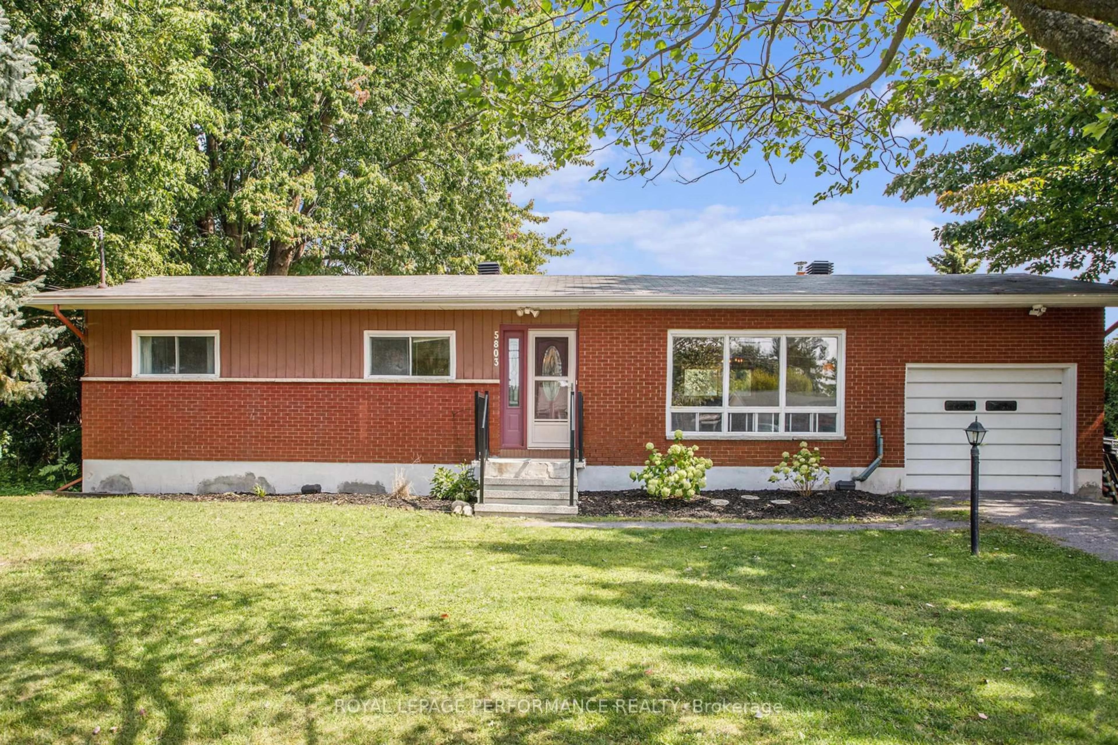 Home with vinyl exterior material, street for 5803 Rockdale Rd, Vars Ontario K0A 3H0
