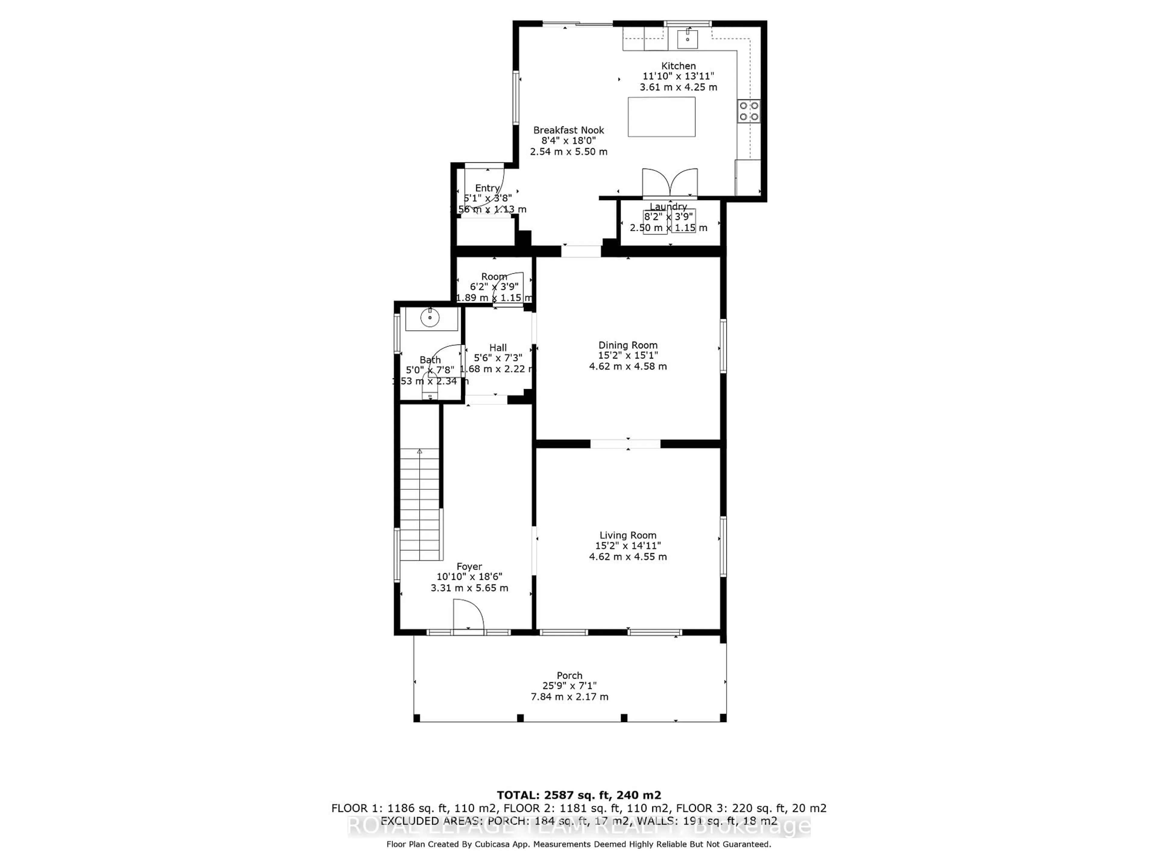 Floor plan for 414 James St, Prescott Ontario K0E 1T0