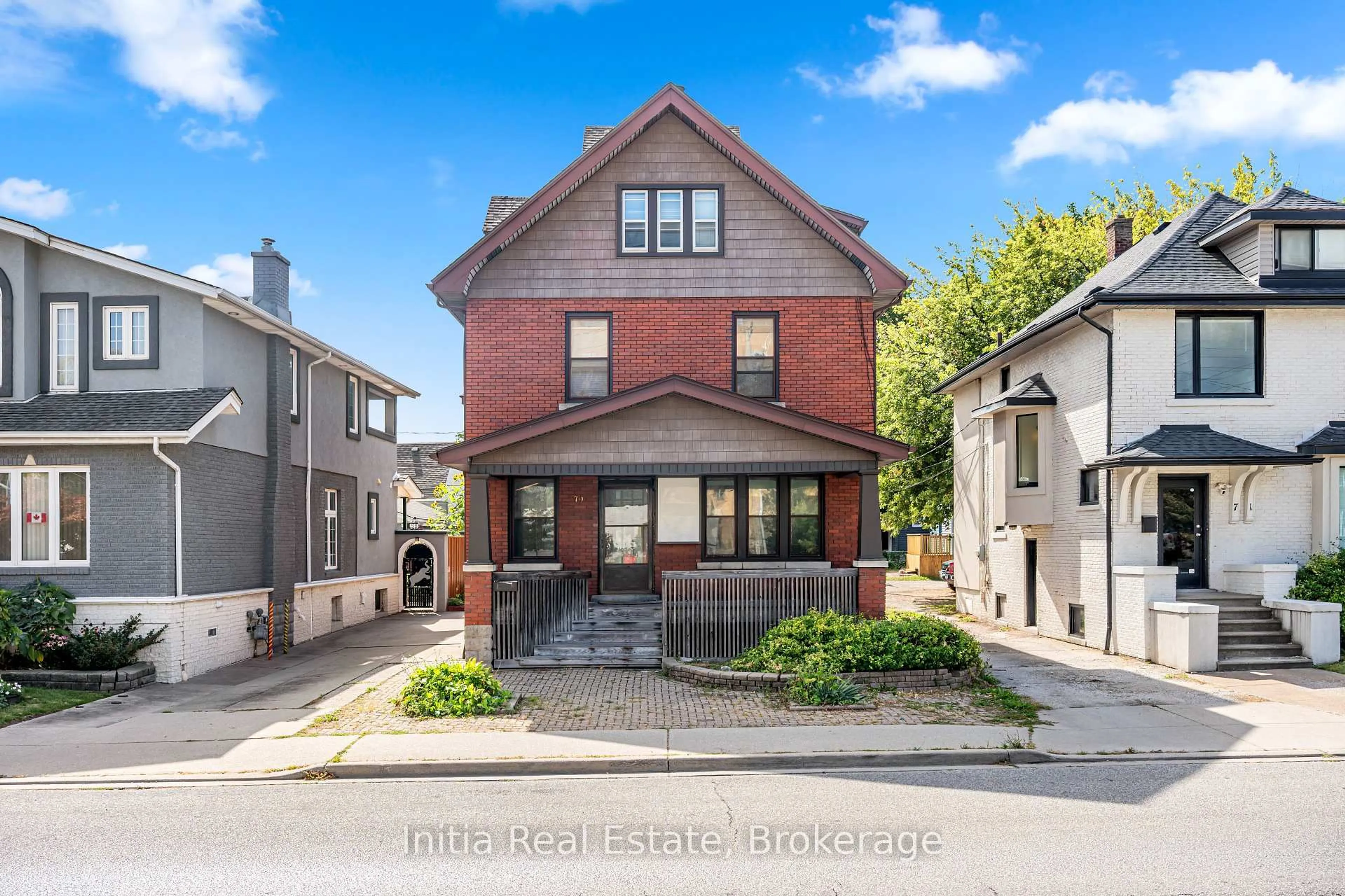 Home with brick exterior material, street for 79 Giles Blvd, Windsor Ontario N9A 4B8